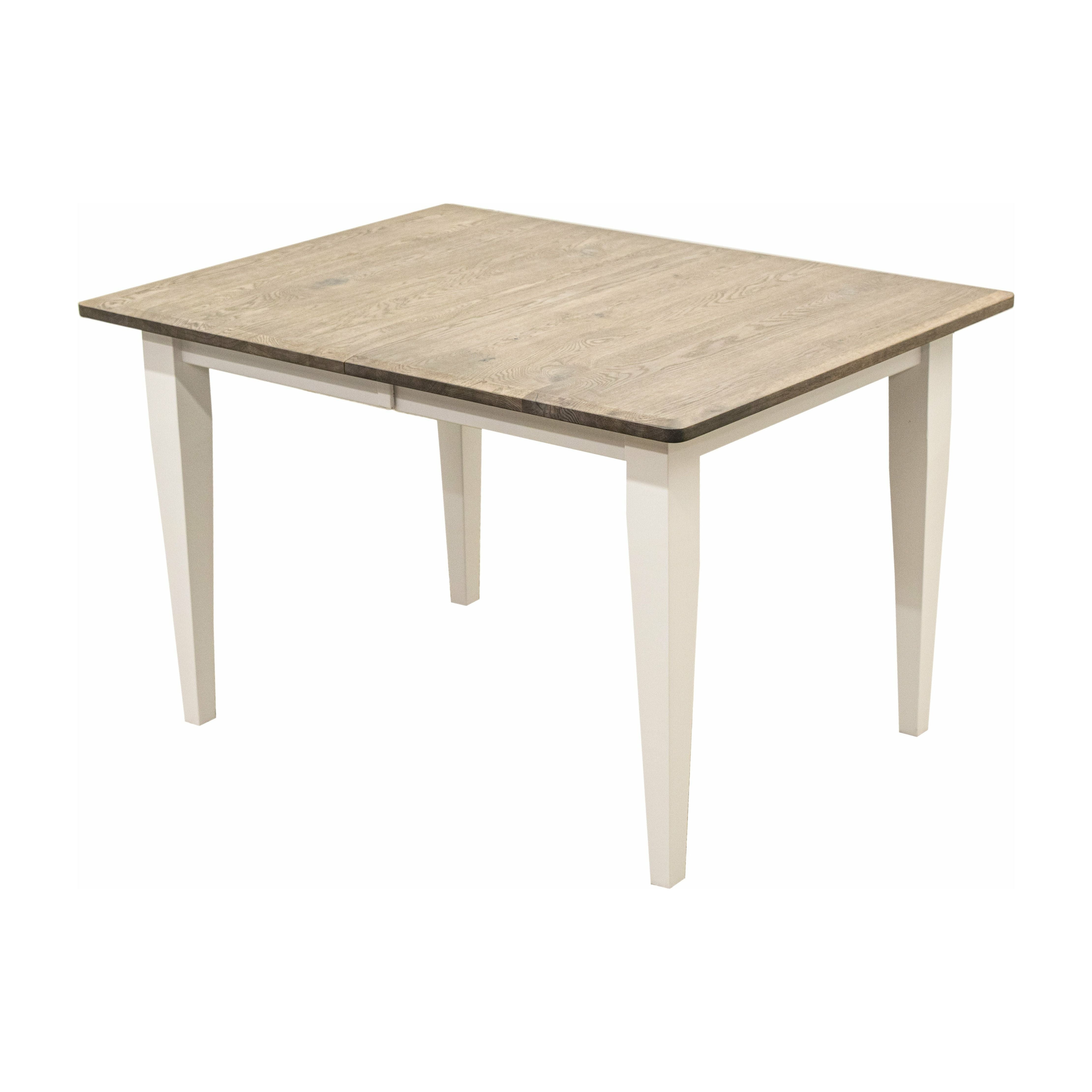 Lakeland Small Modern White Extending Kitchen Table | M-DW&RWO-GRB