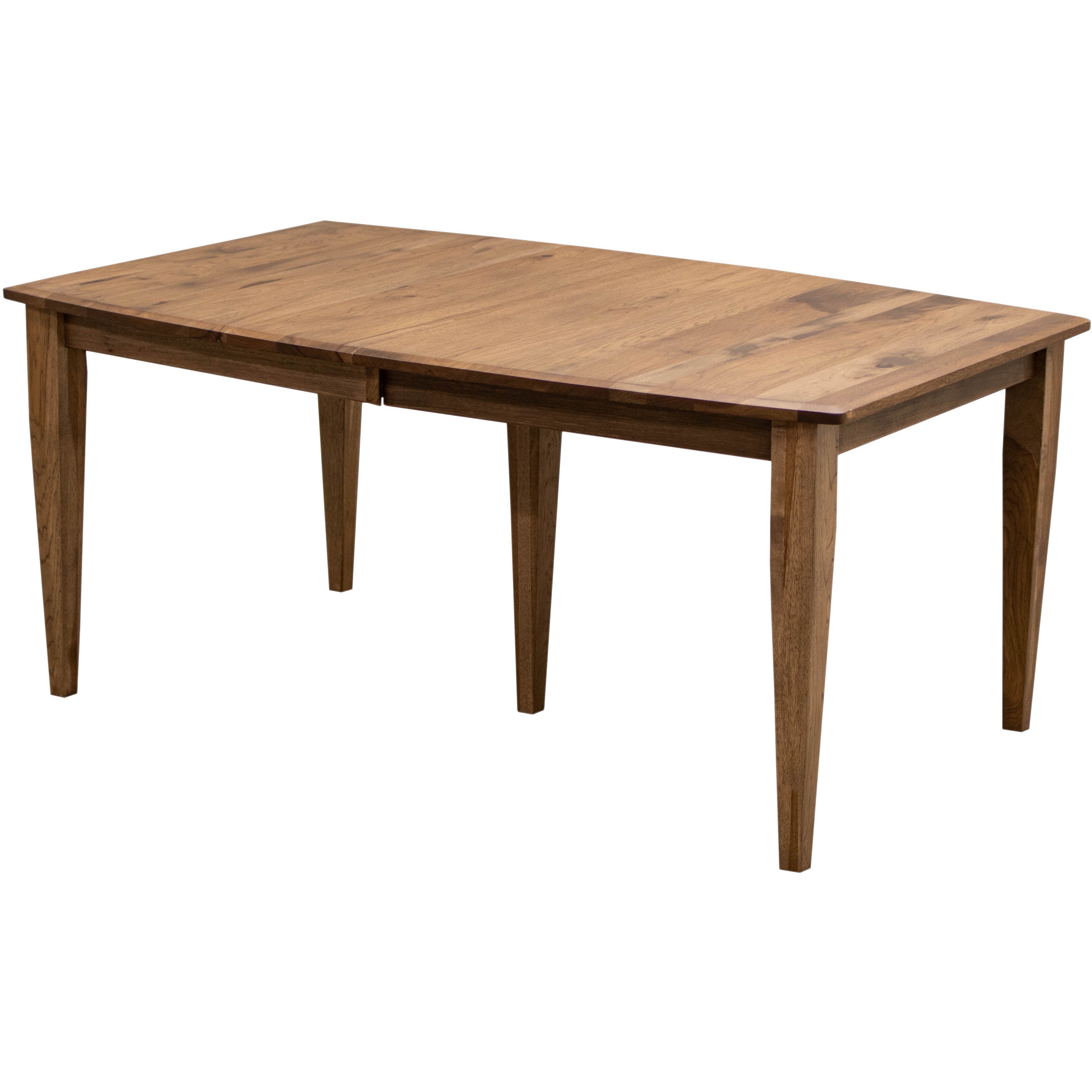 Classic Shaker Amish Hickory Wood Extending Dining Table | CO