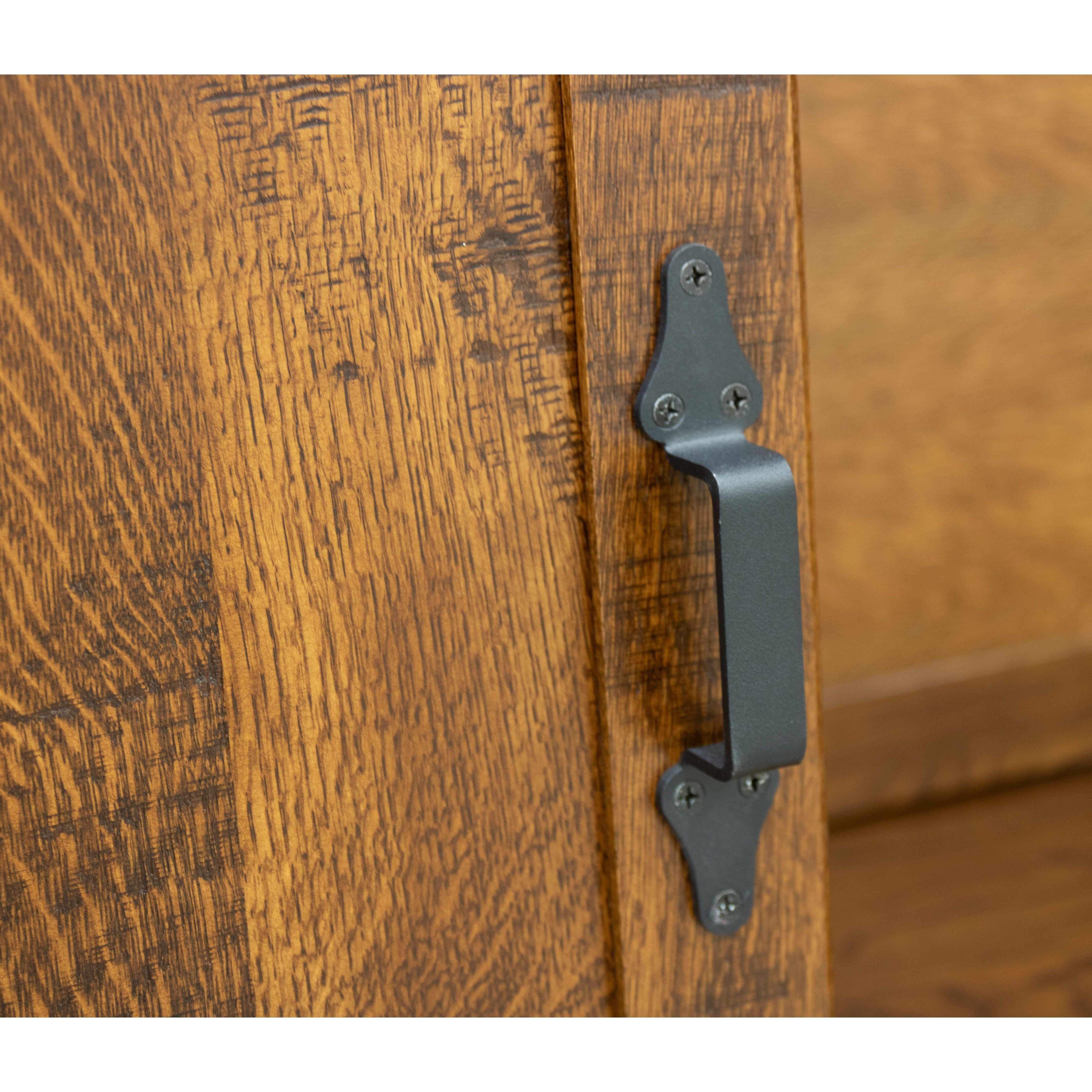 Sliding Barn Door Entertainment Center