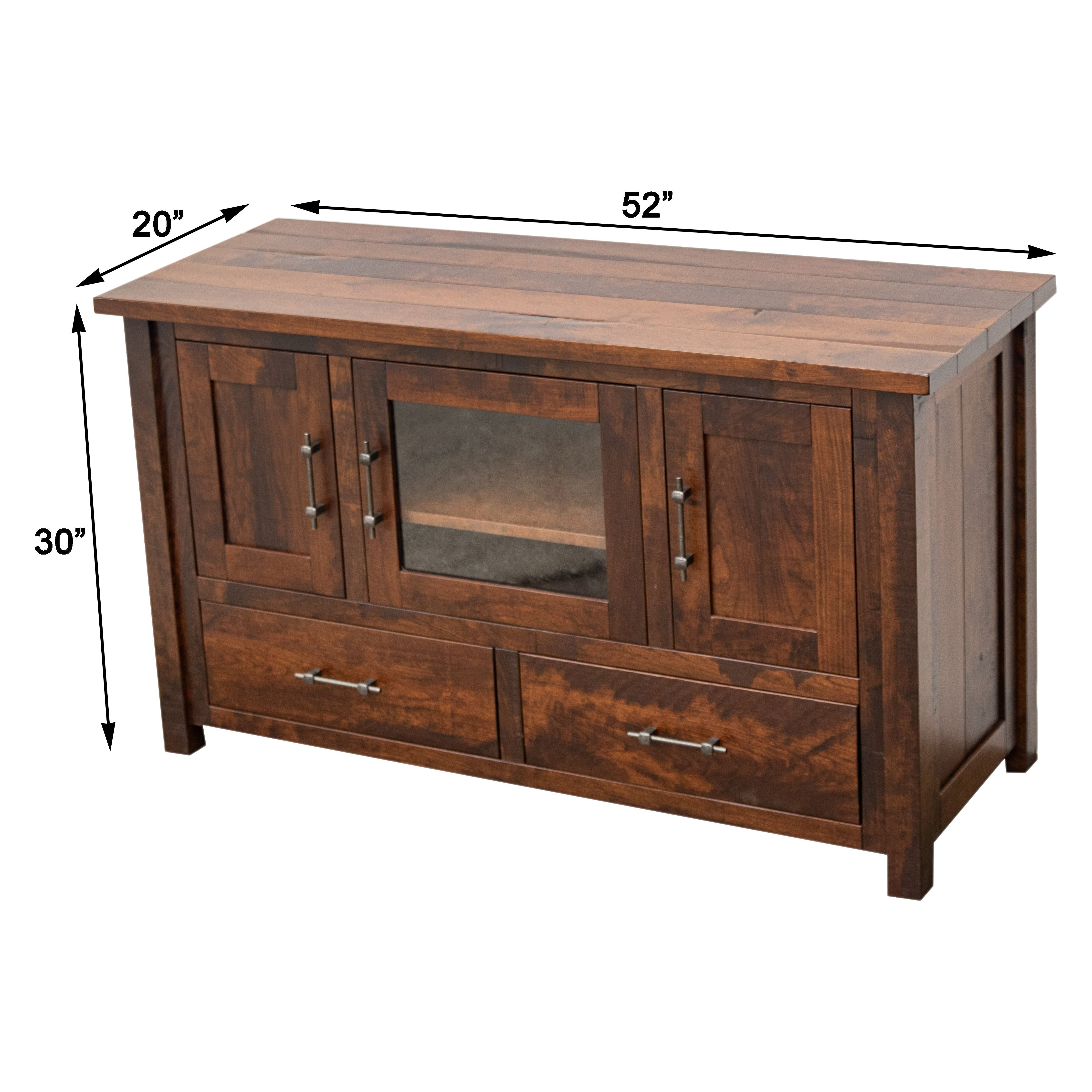 Arcadia 52" Cherry Wood TV Console | ASB