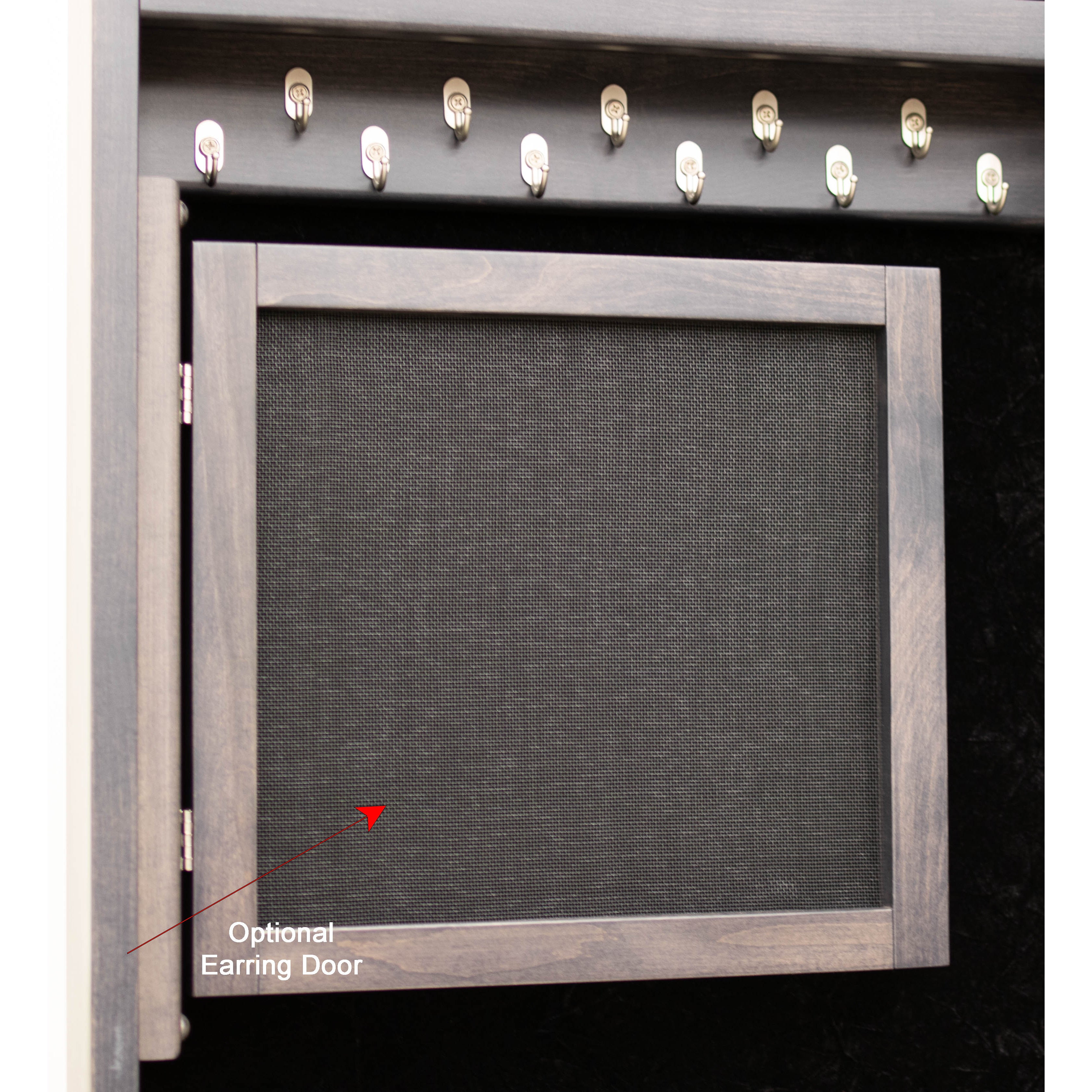 Shaker Maple Wood Sliding Jewelry Cheval Mirror | GS