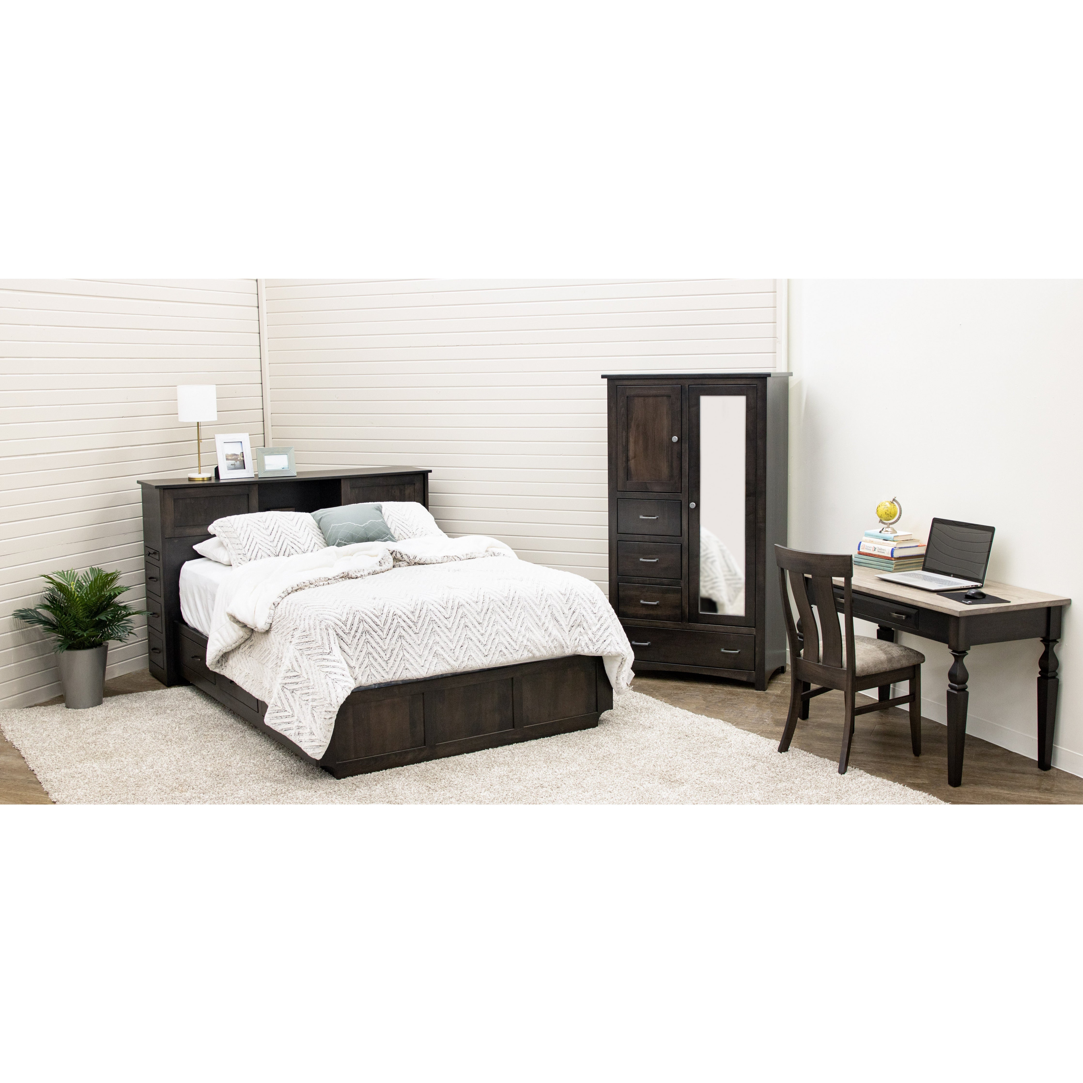 Ashton Black & Wood Writing Desk | M-DK&RWO-GRB