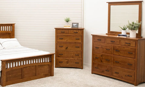 dresser and chest set Outlaw Bedroom Set – Rustic Furniture Depot
