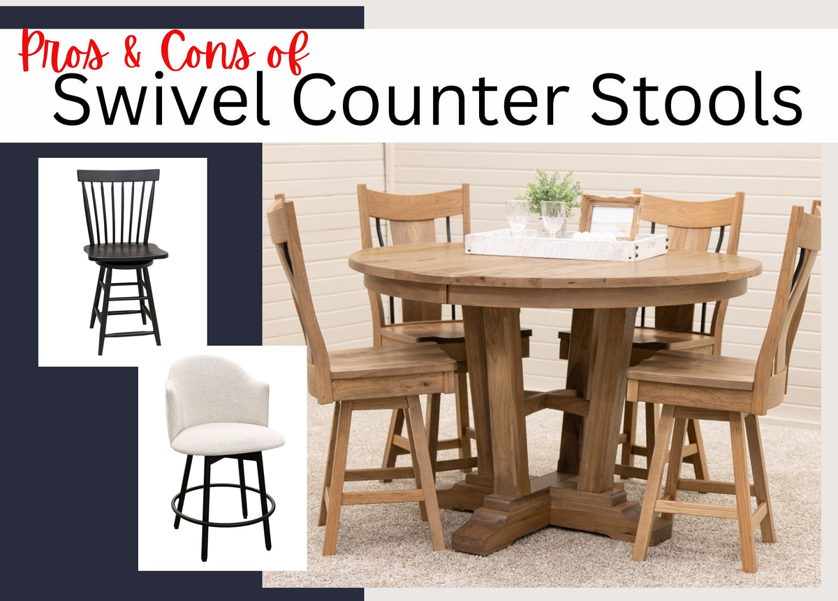 Compare Pros & Cons of Amish Swivel Counter Stools