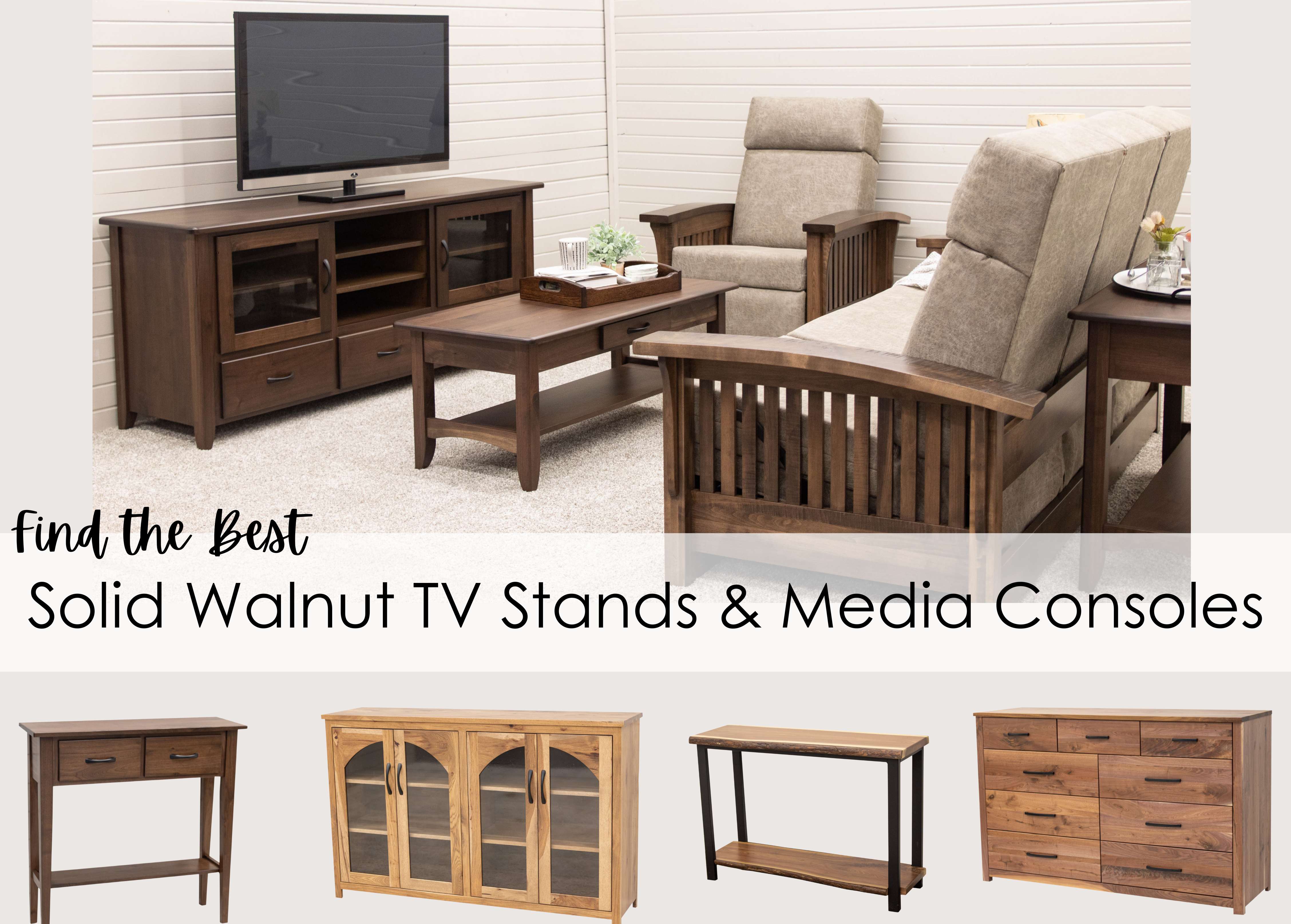 Find the Best Walnut TV Stand or Console Table for Your Home