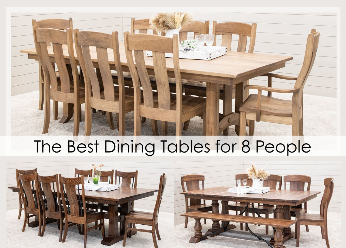 Comparing Solid Wood 8 Seater Dining Table Sets