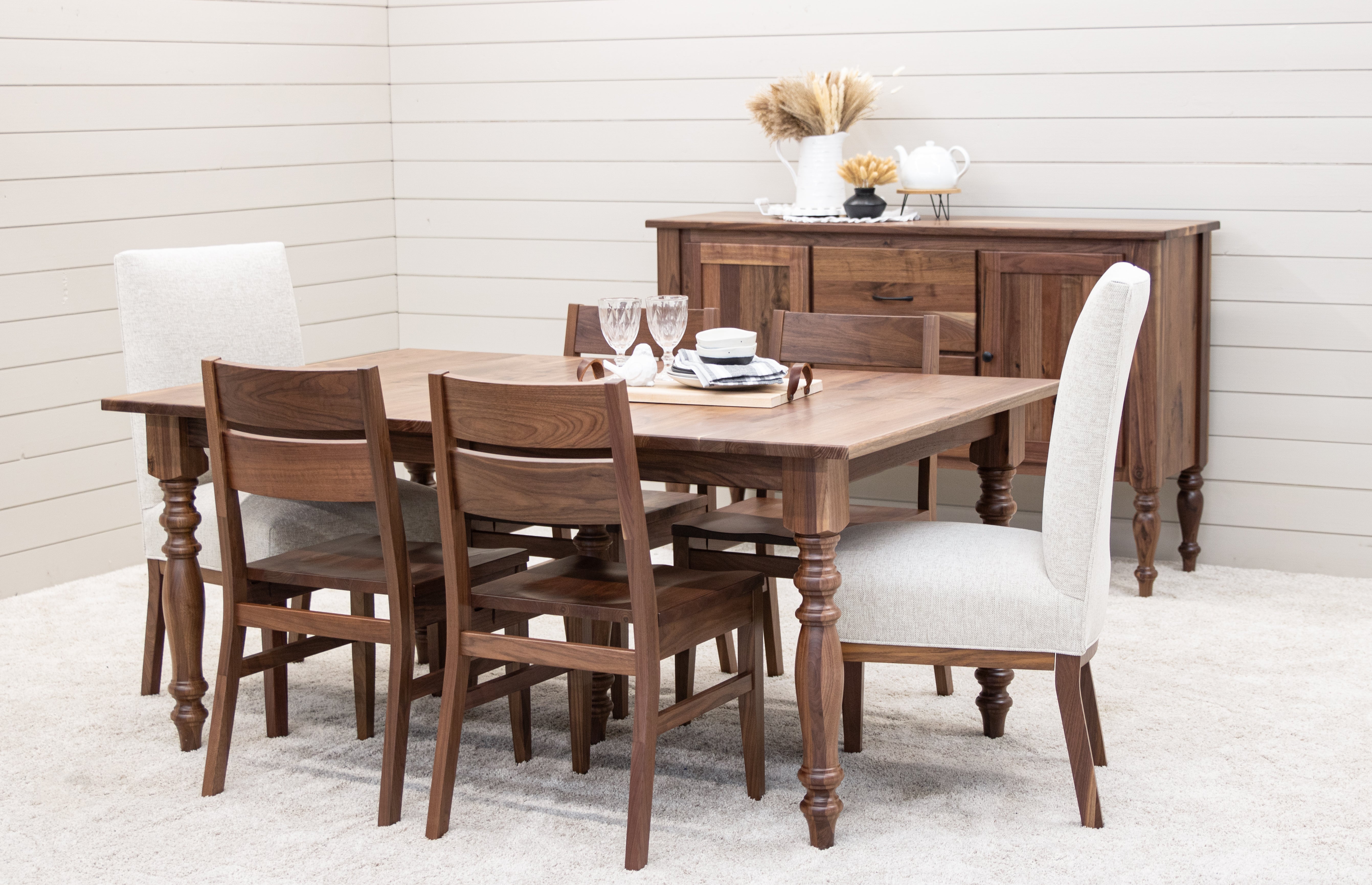 Modern Farm Leg Dining Set