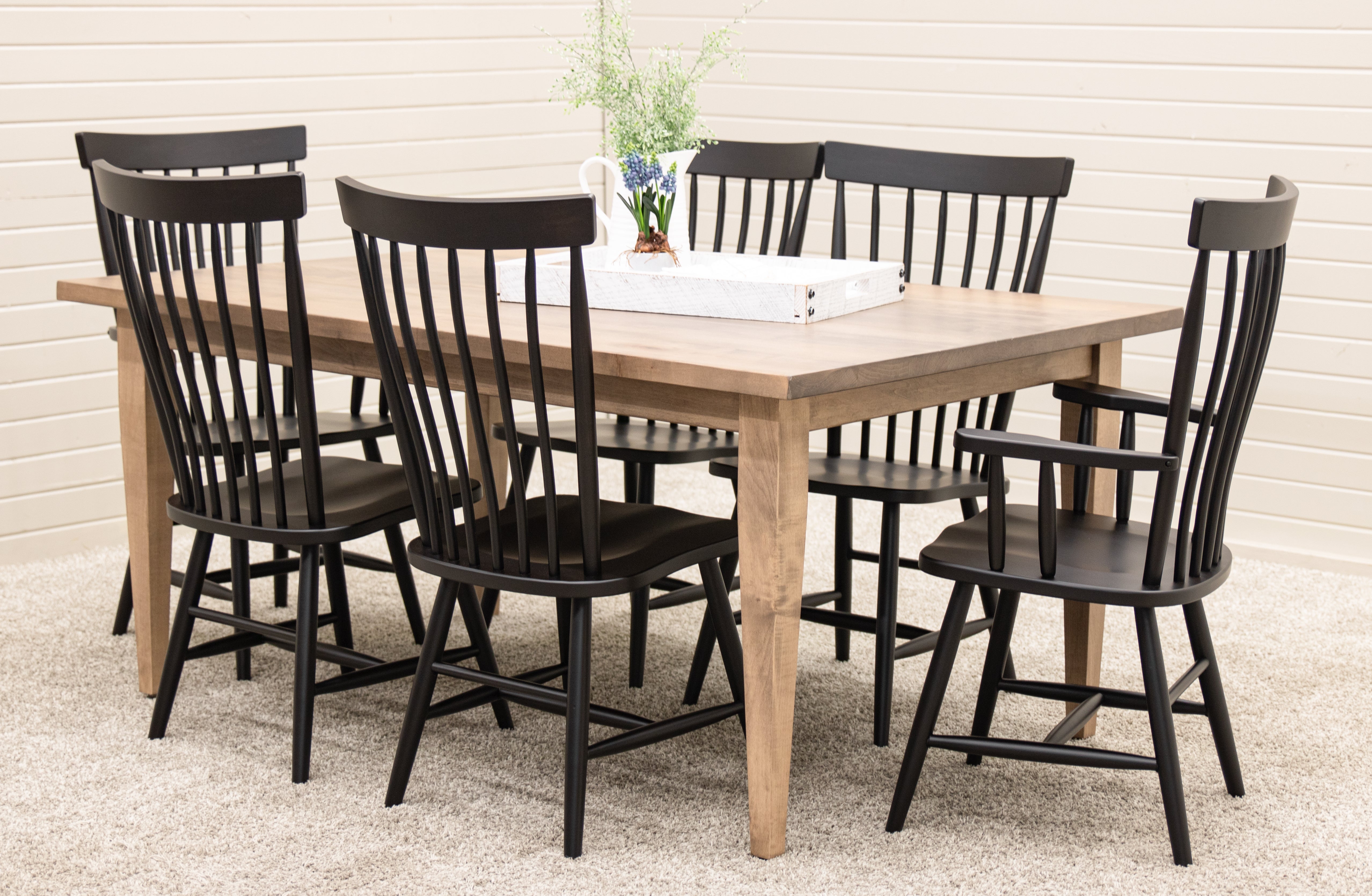 Hilanders Wood Kitchen Table ダークブラウン Lantry Brown Rectangular Wood 78
