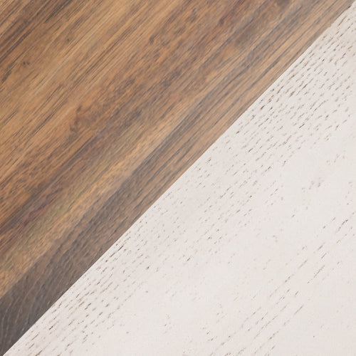 Tables - Oak/Glacier White & Rustic Hickory/Cocoa Light