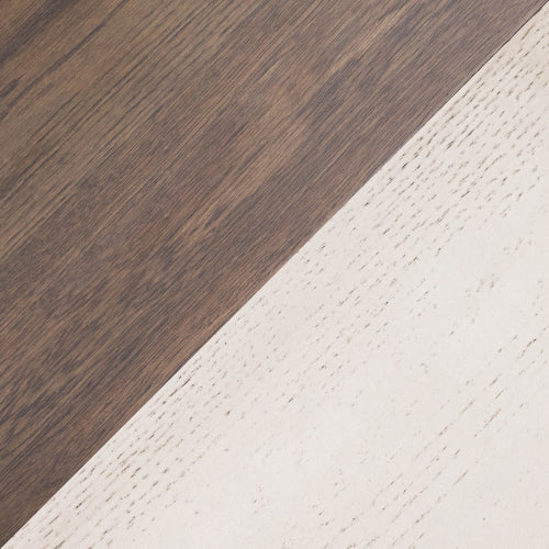 Tables - Red Oak/Glacier White & Rustic White Oak/Stone Brown