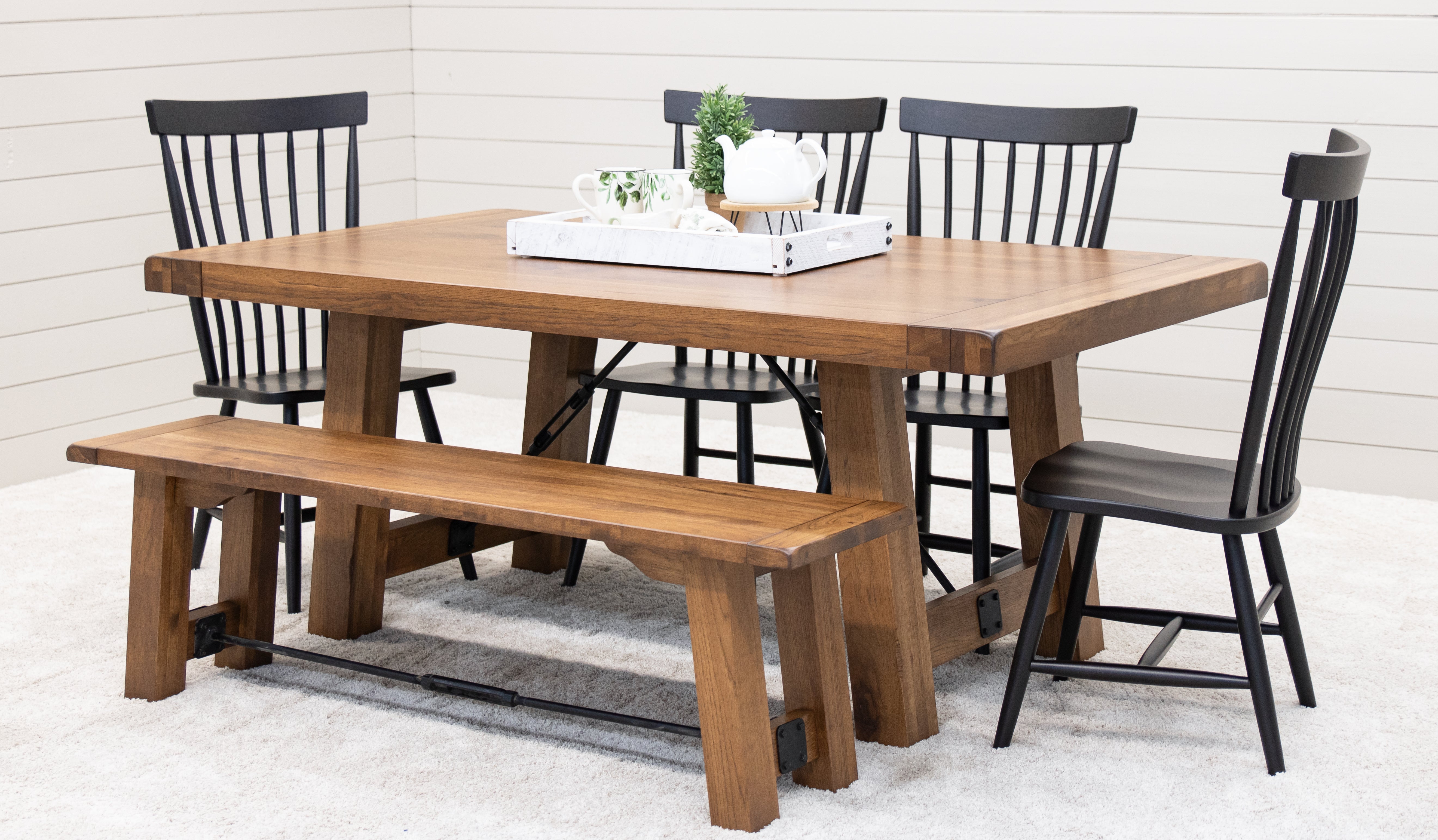 Settler's Trestle Dining Set