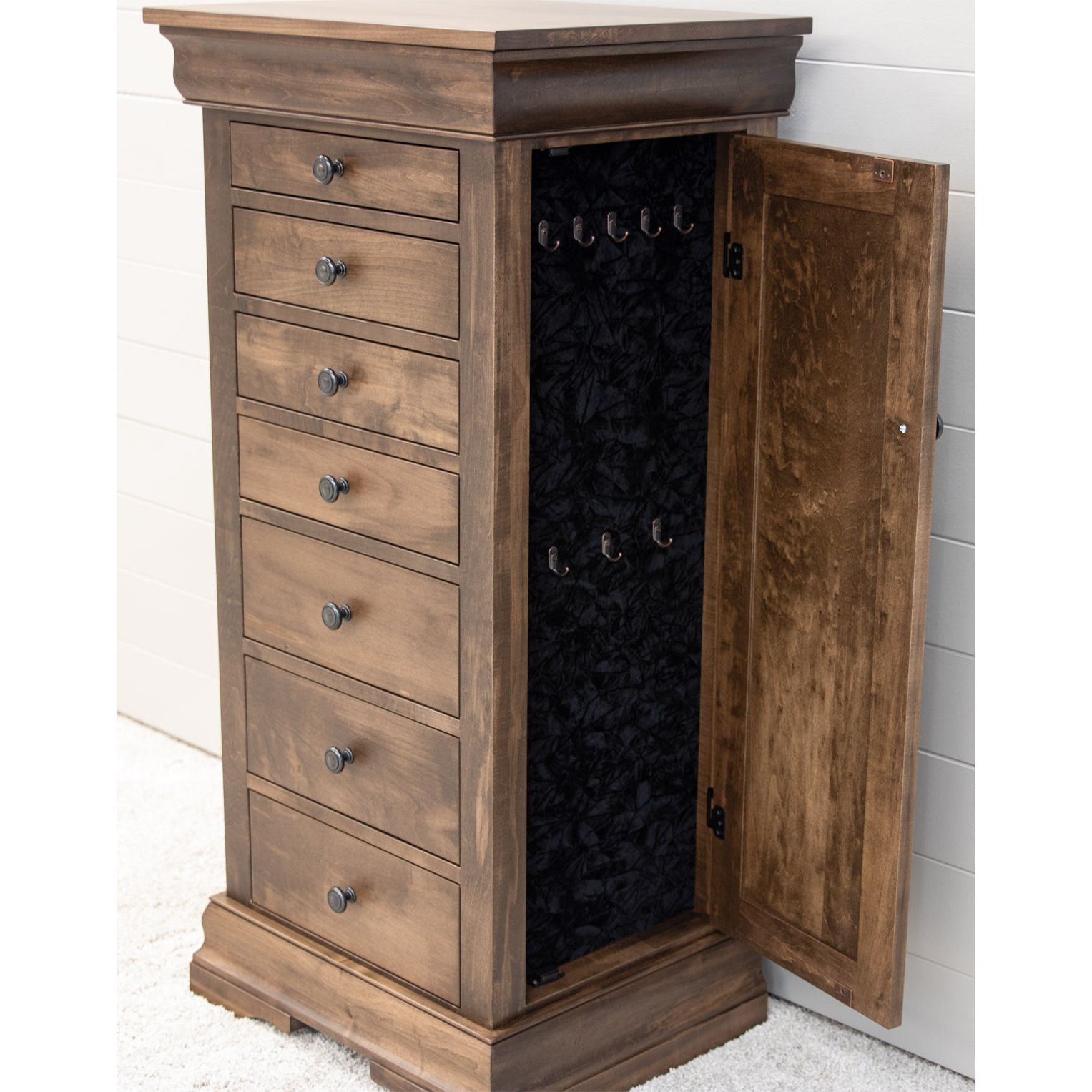 Louis Phillippe Jewelry Armoire