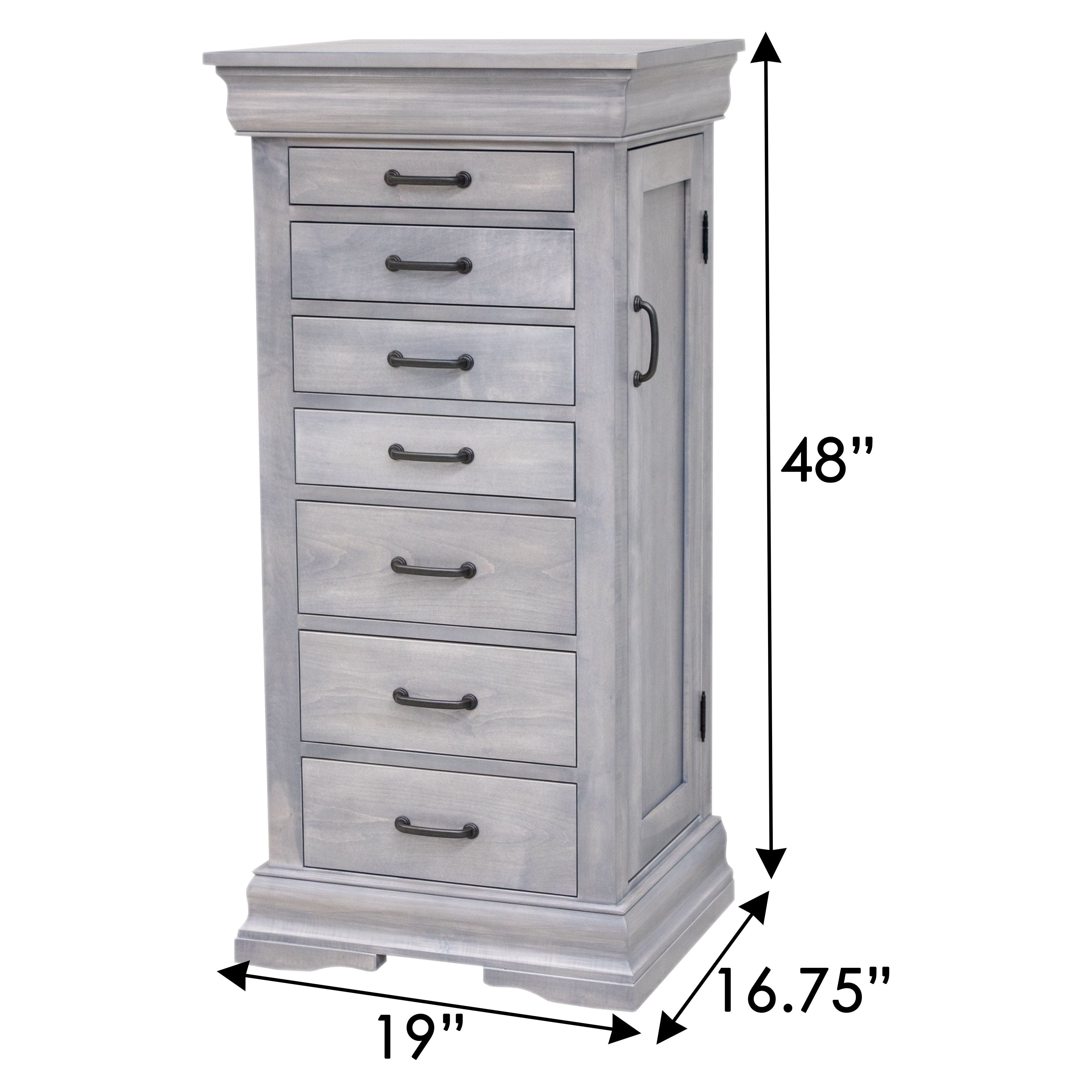 Louis Phillippe Jewelry Armoire