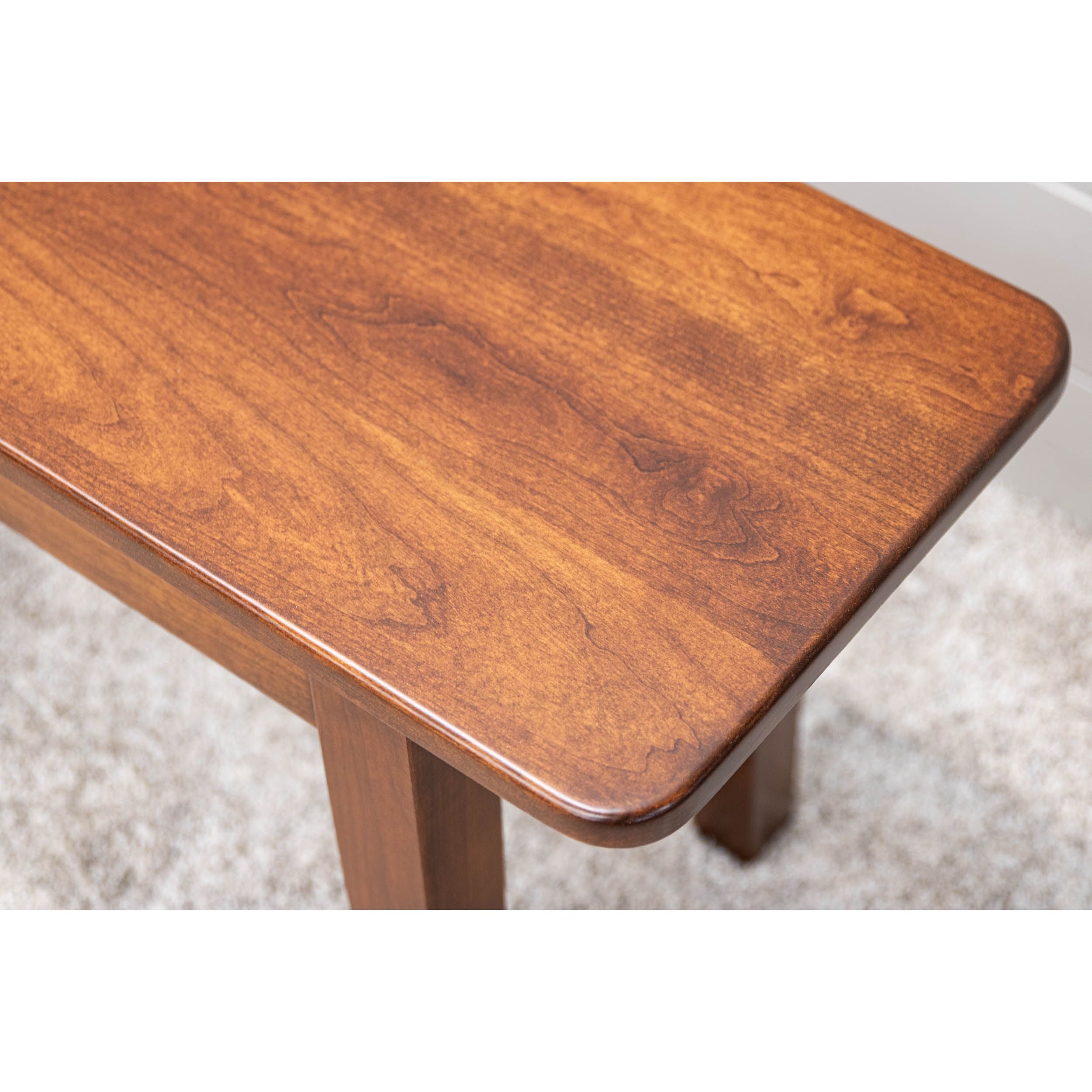 Shaker Leg Cherry Wood Expandable Dining Bench | MC