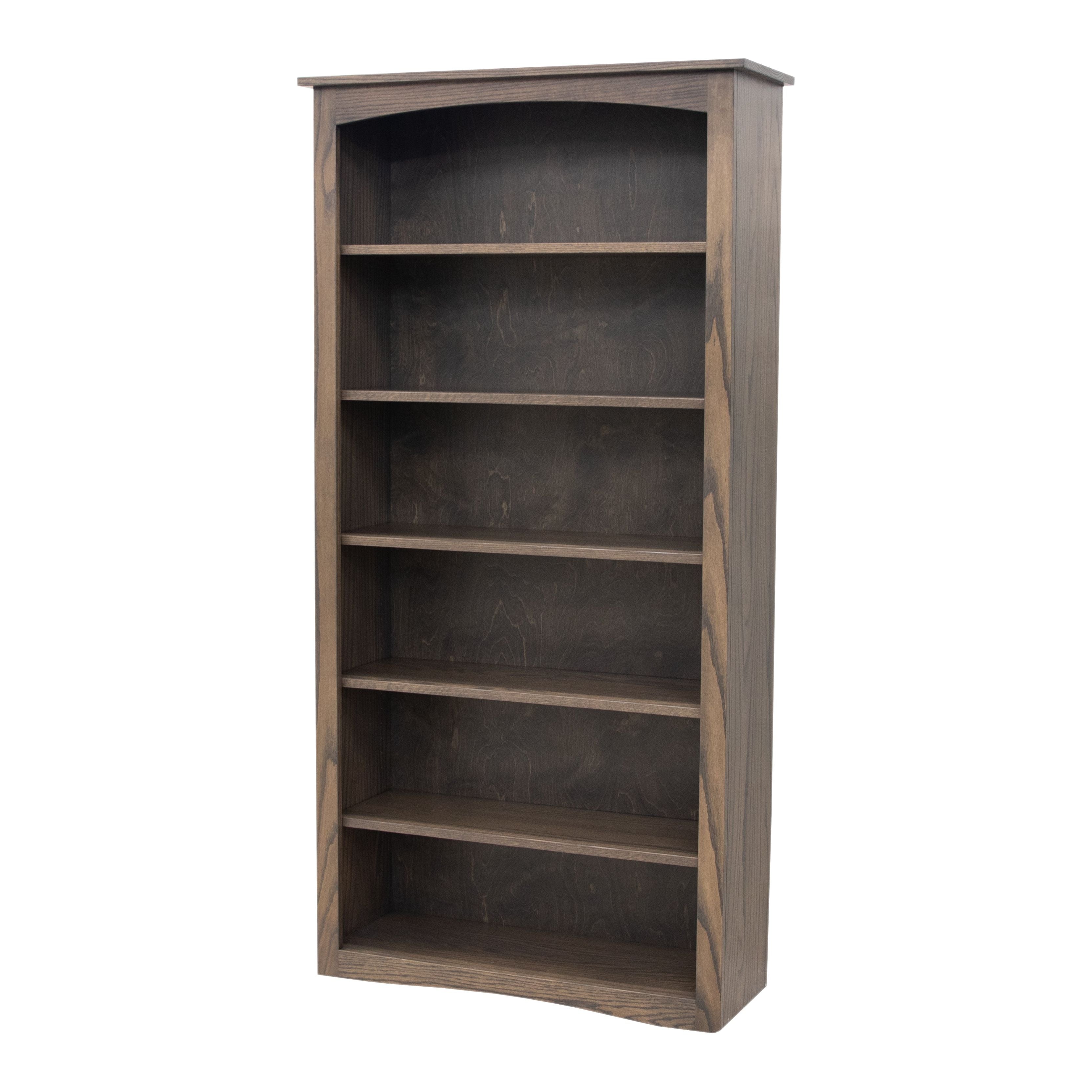 Shaker Solid Wood Bookcase, 72"