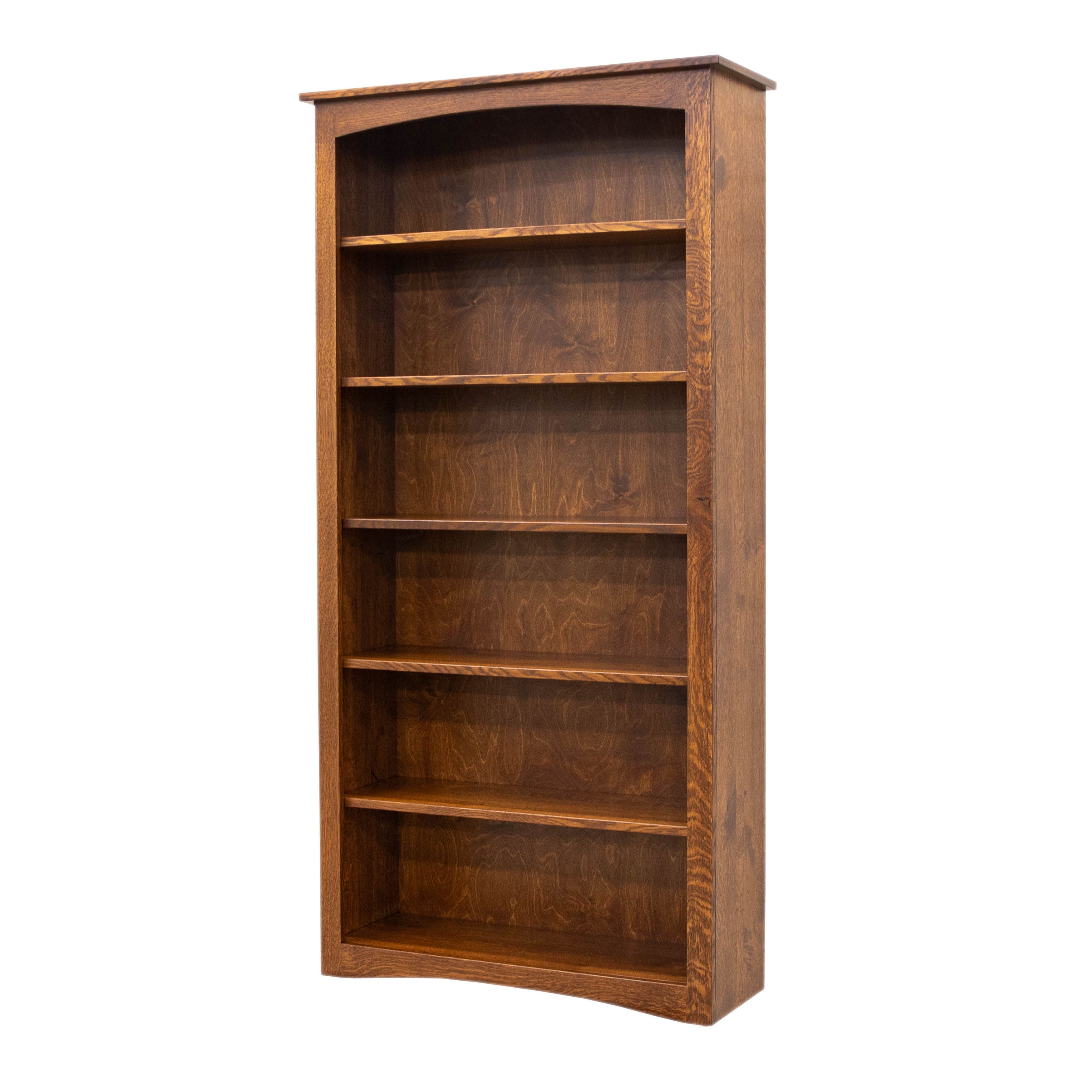Shaker Solid Quarter Sawn White Oak Wood 72" Bookcase | ASB