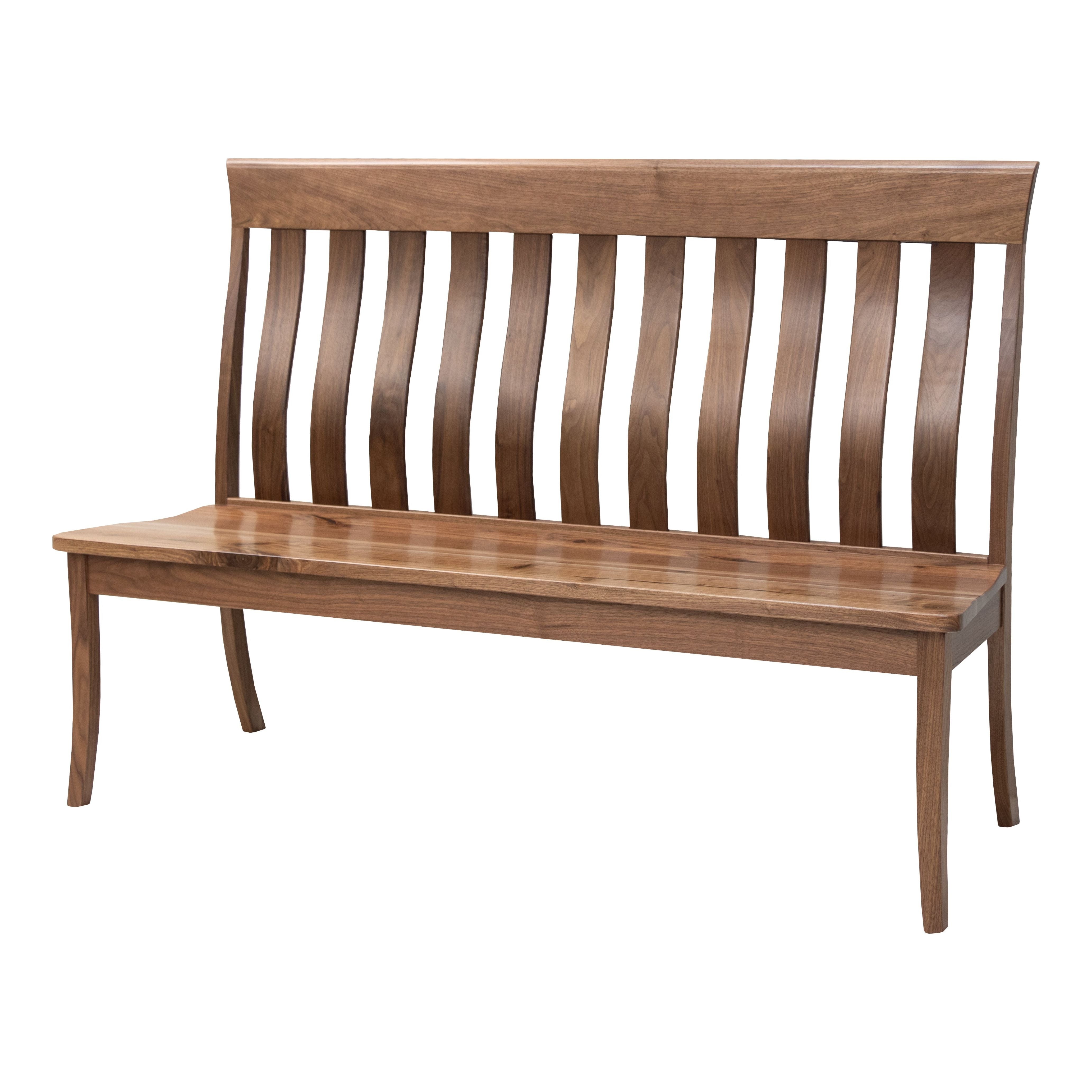 Curlew Dining Bench with Back