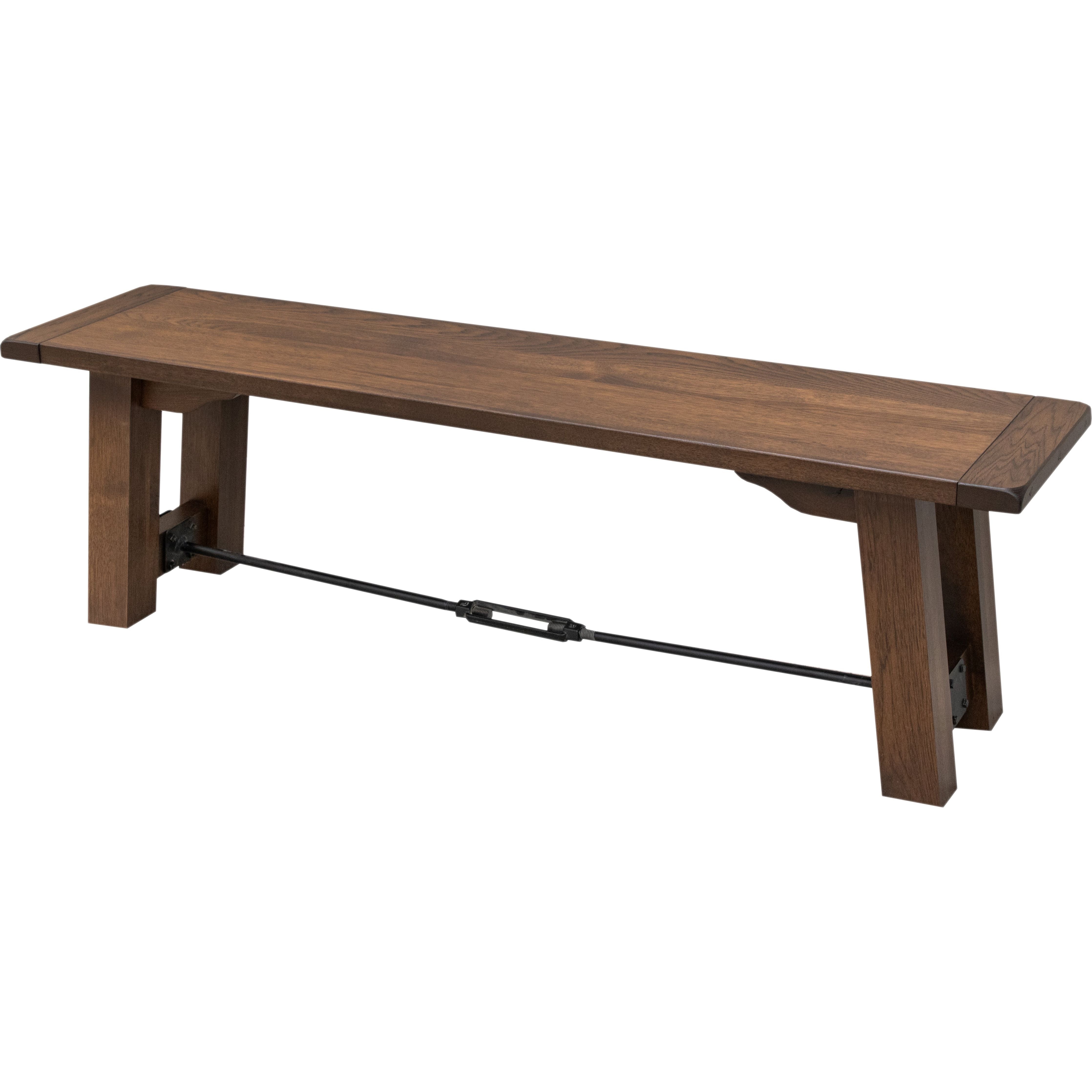 Settler's Hickory Dining Set with Bench and Chairs for 6-10
