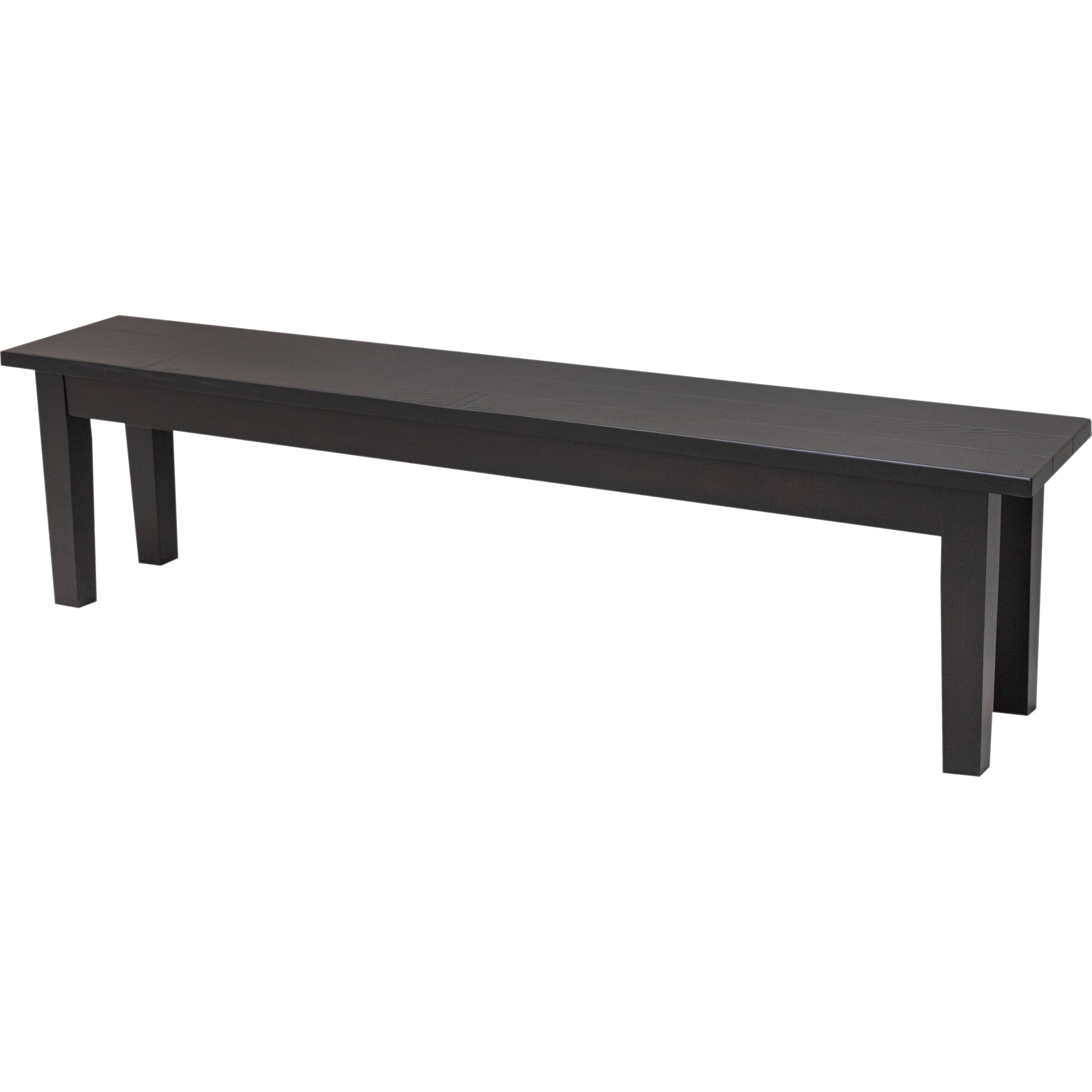 Heavy Shaker Leg Maple Wood Dining Bench | EB