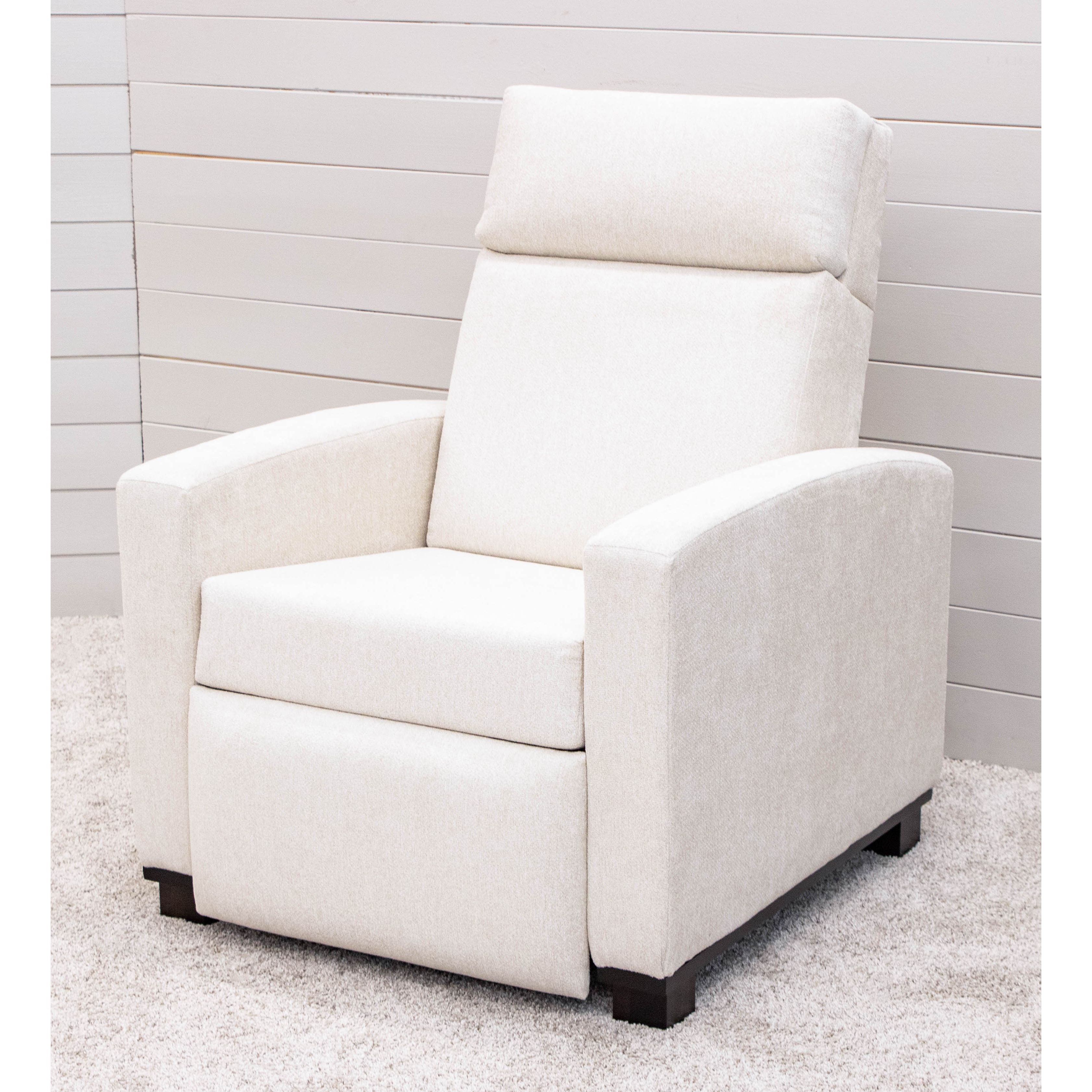 Modern Shaker Cream Push Back Recliner | C22-6