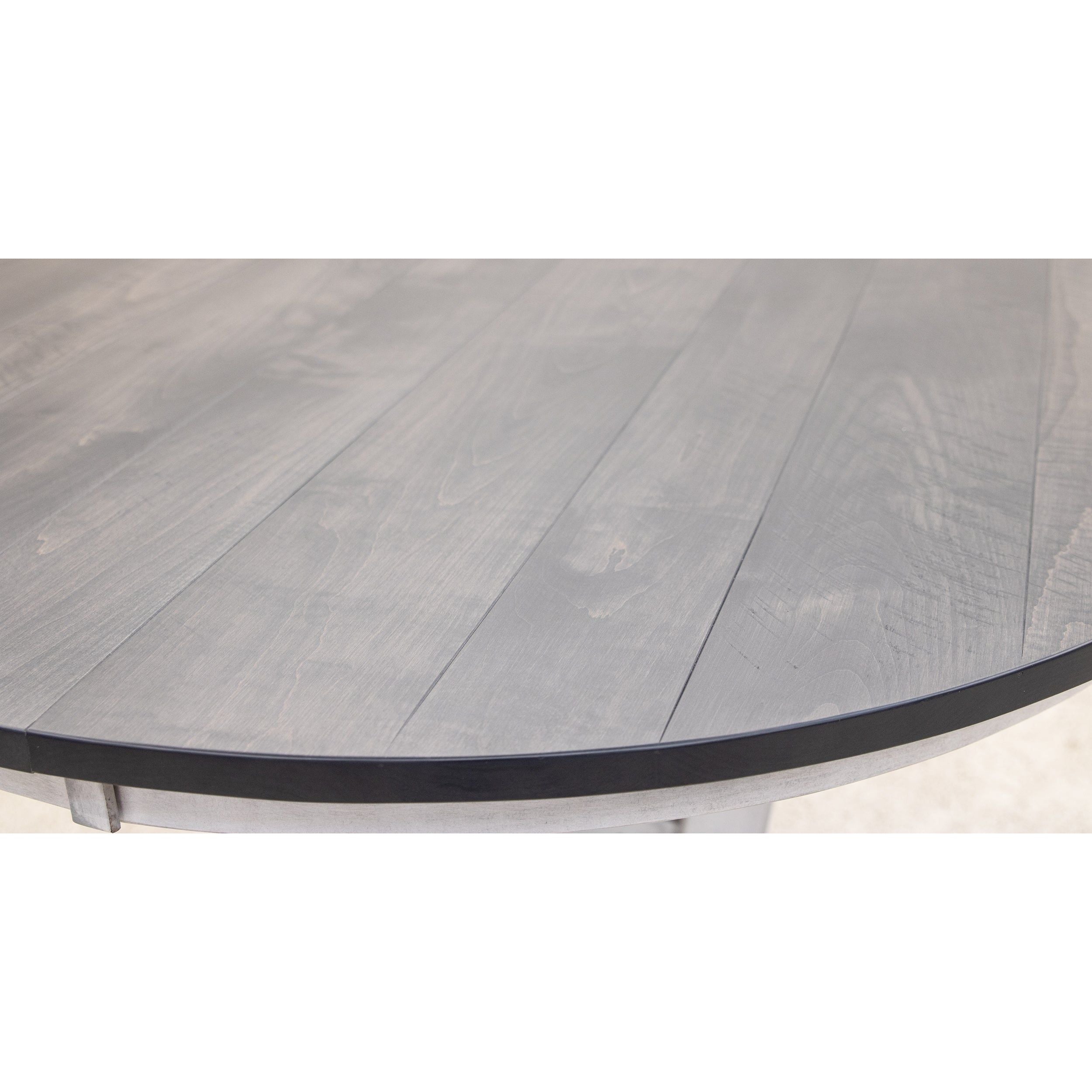 Alberta Round White & Wood Extending Counter Height Pub Table | M-AV&GS