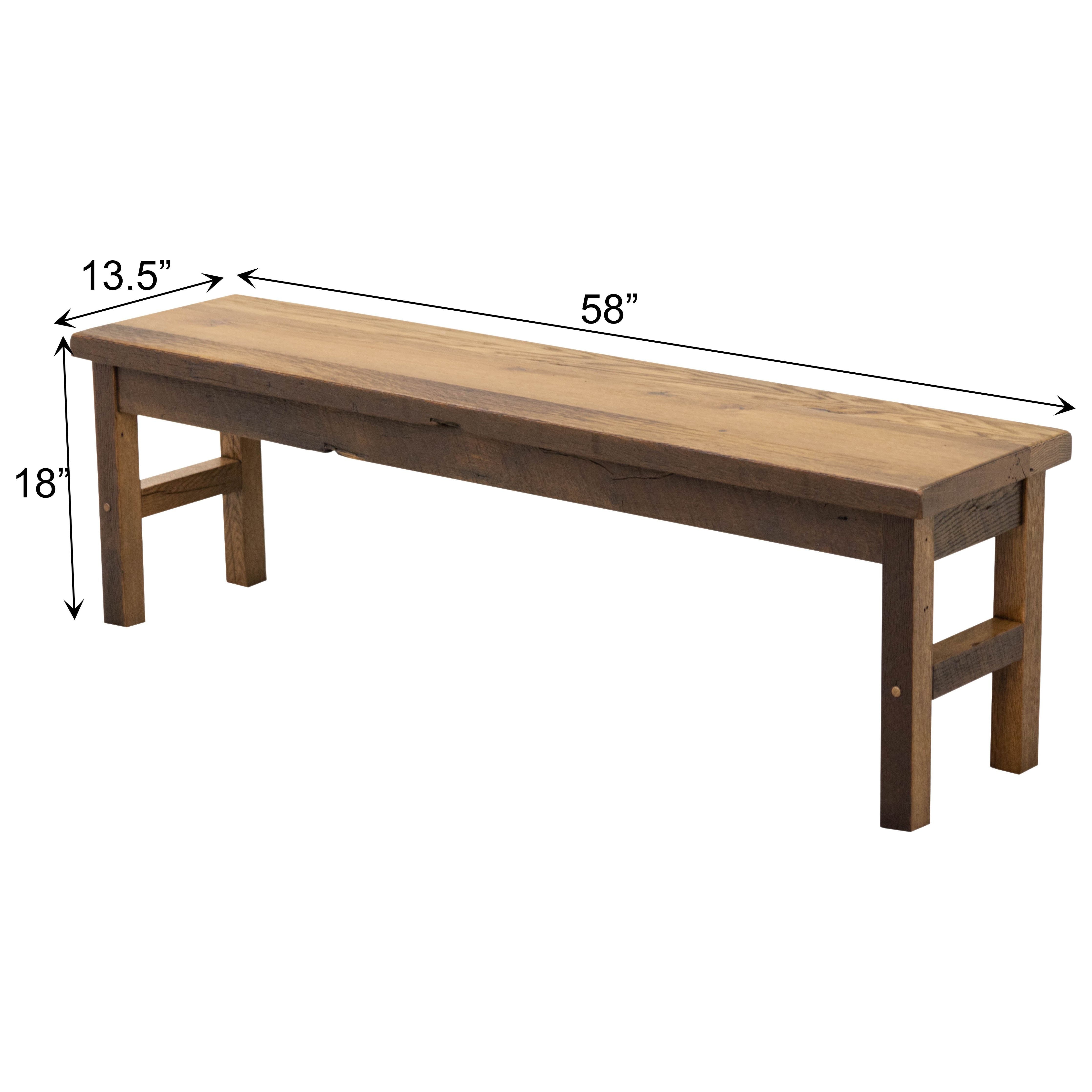 Bradford Reclaimed Wood Dining Bench