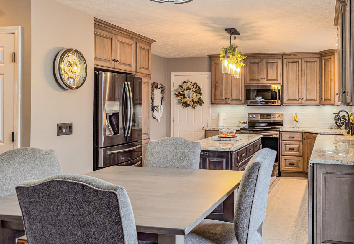 Customer's space with final installed project