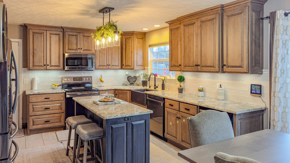 Customer's space with final installed project