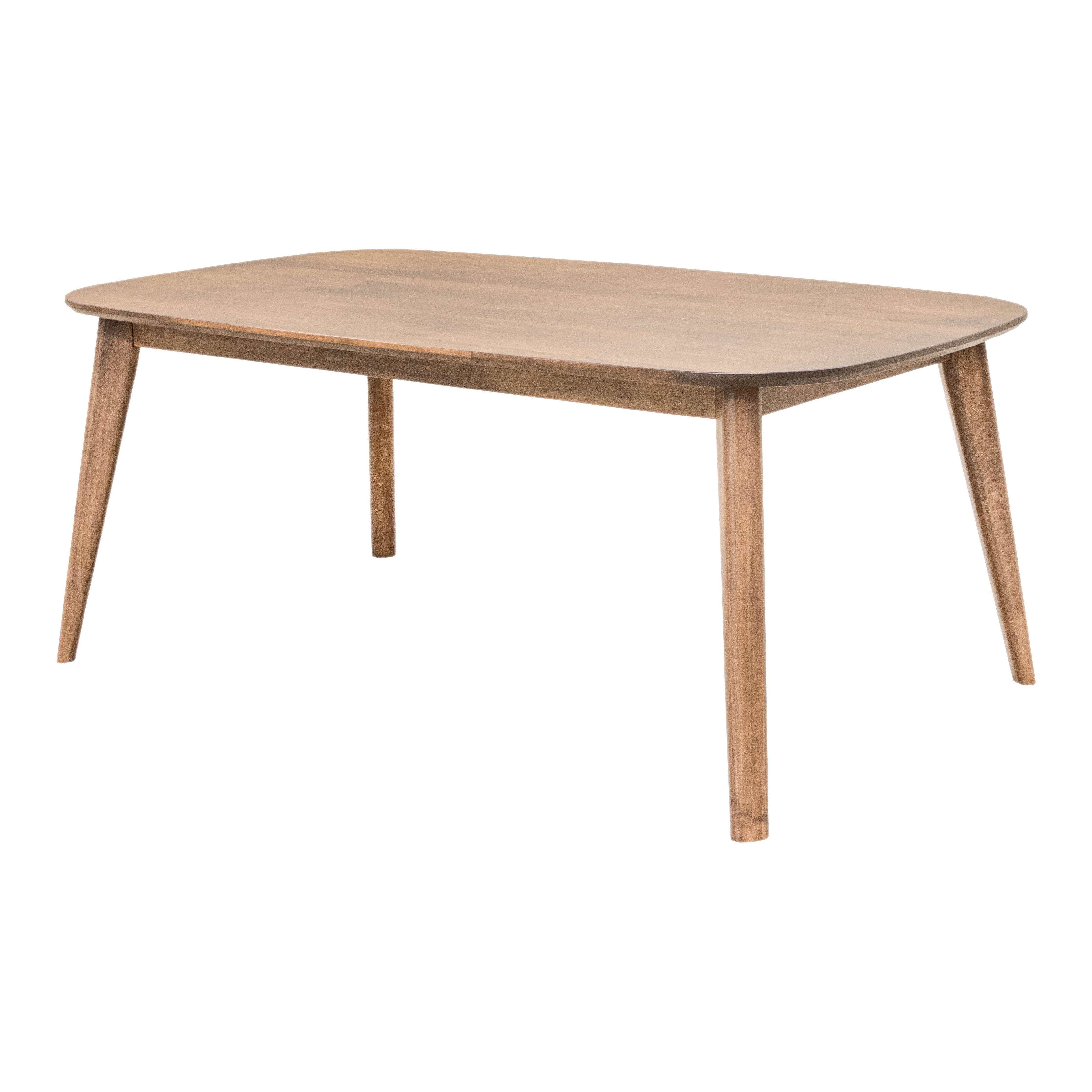 Astoria Mid Century Maple Wood Extending Dining Table | WB