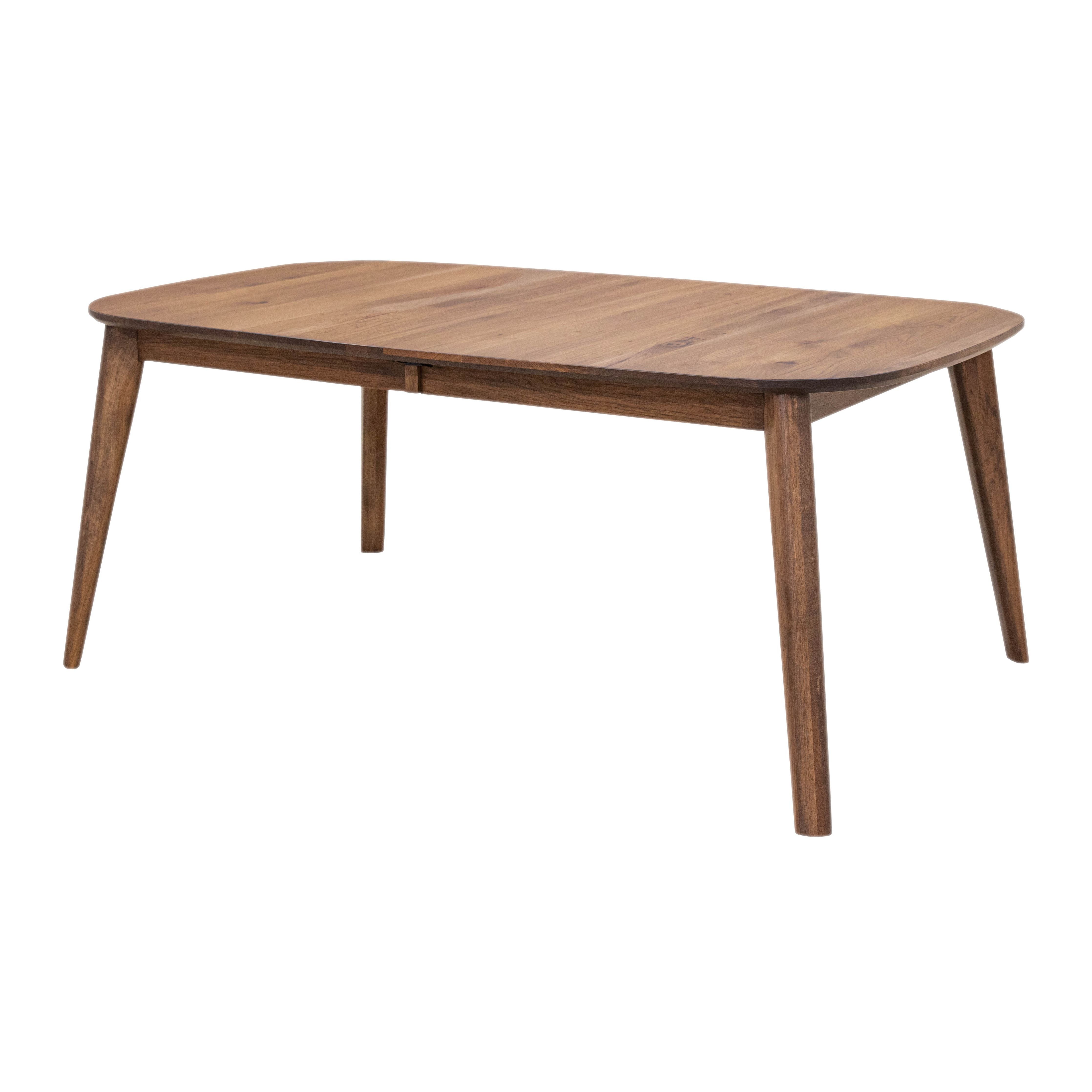 Astoria Mid Century Hickory Wood Extending Dining Table | CO