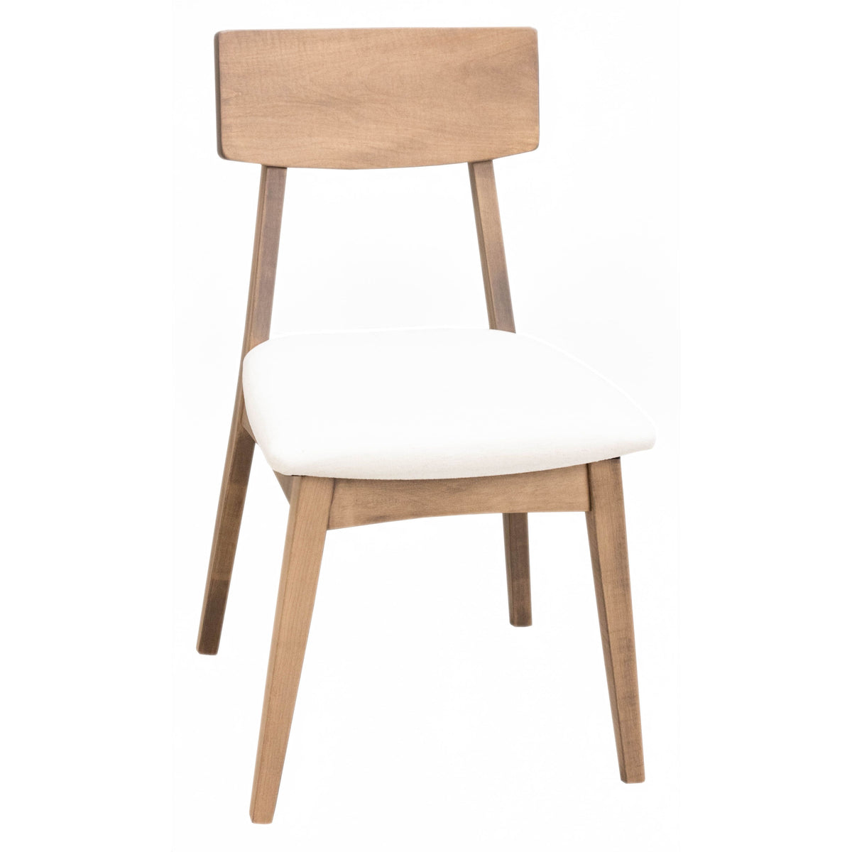 Atlas Maple Wood Side Dining Chair with Fabric Seat | M-WB&C8-80