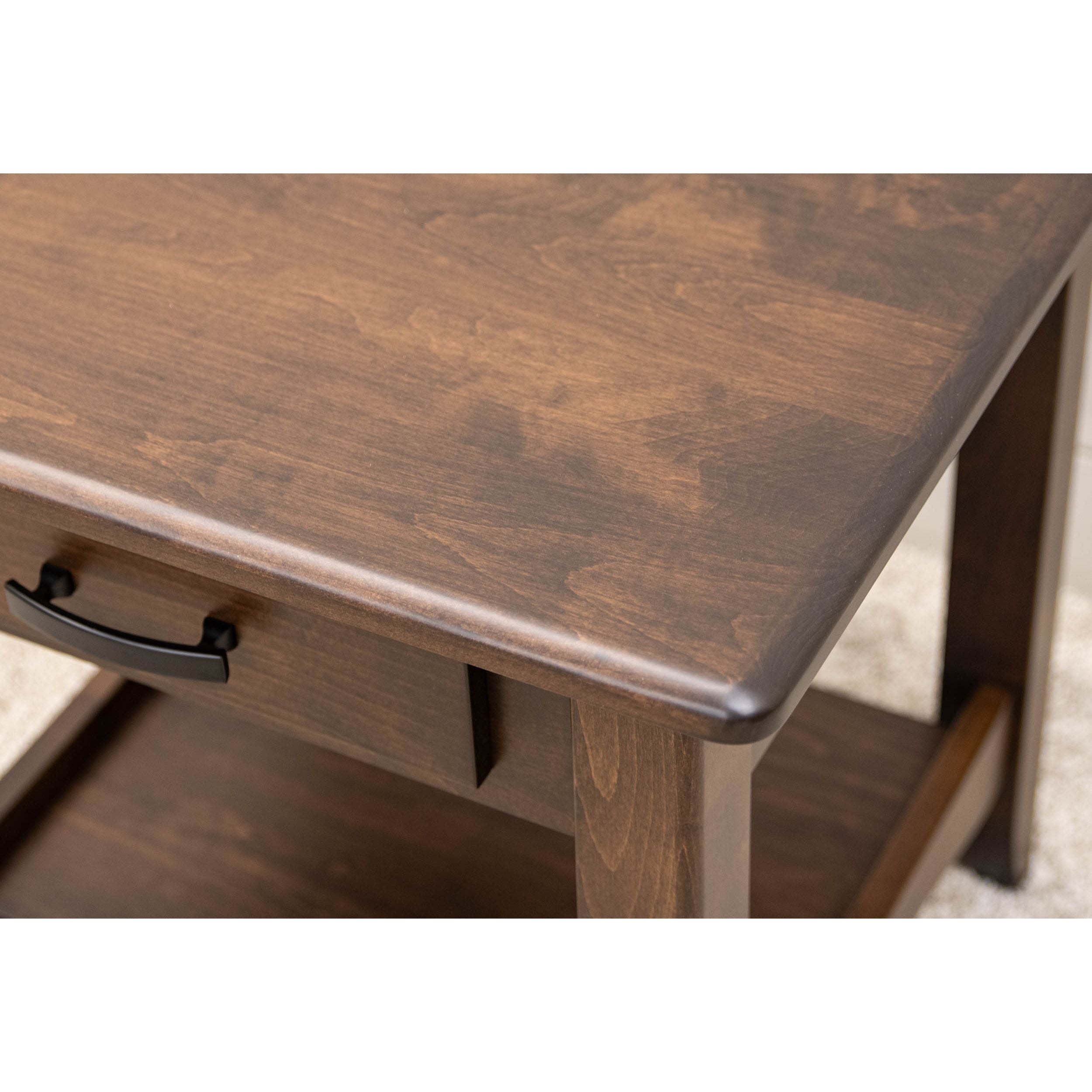 Austin Maple Wood Large Square Open End Table | BV