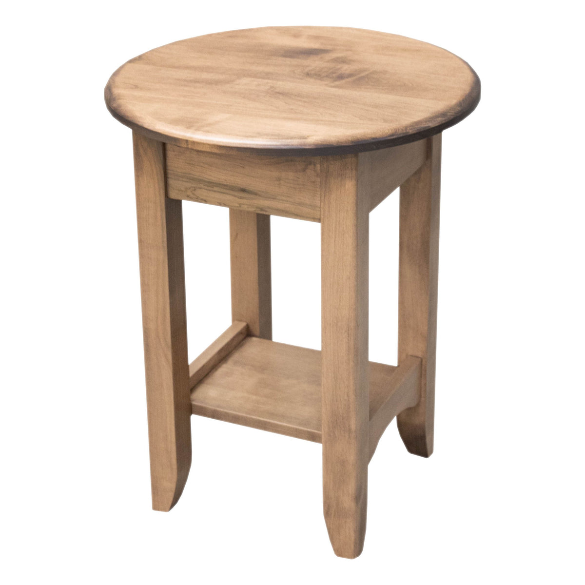 Austin Maple Wood Round Open End Table | WB