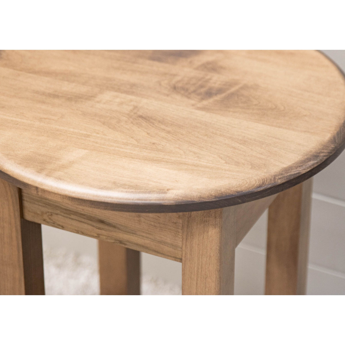 Austin Maple Wood Round Open End Table | WB