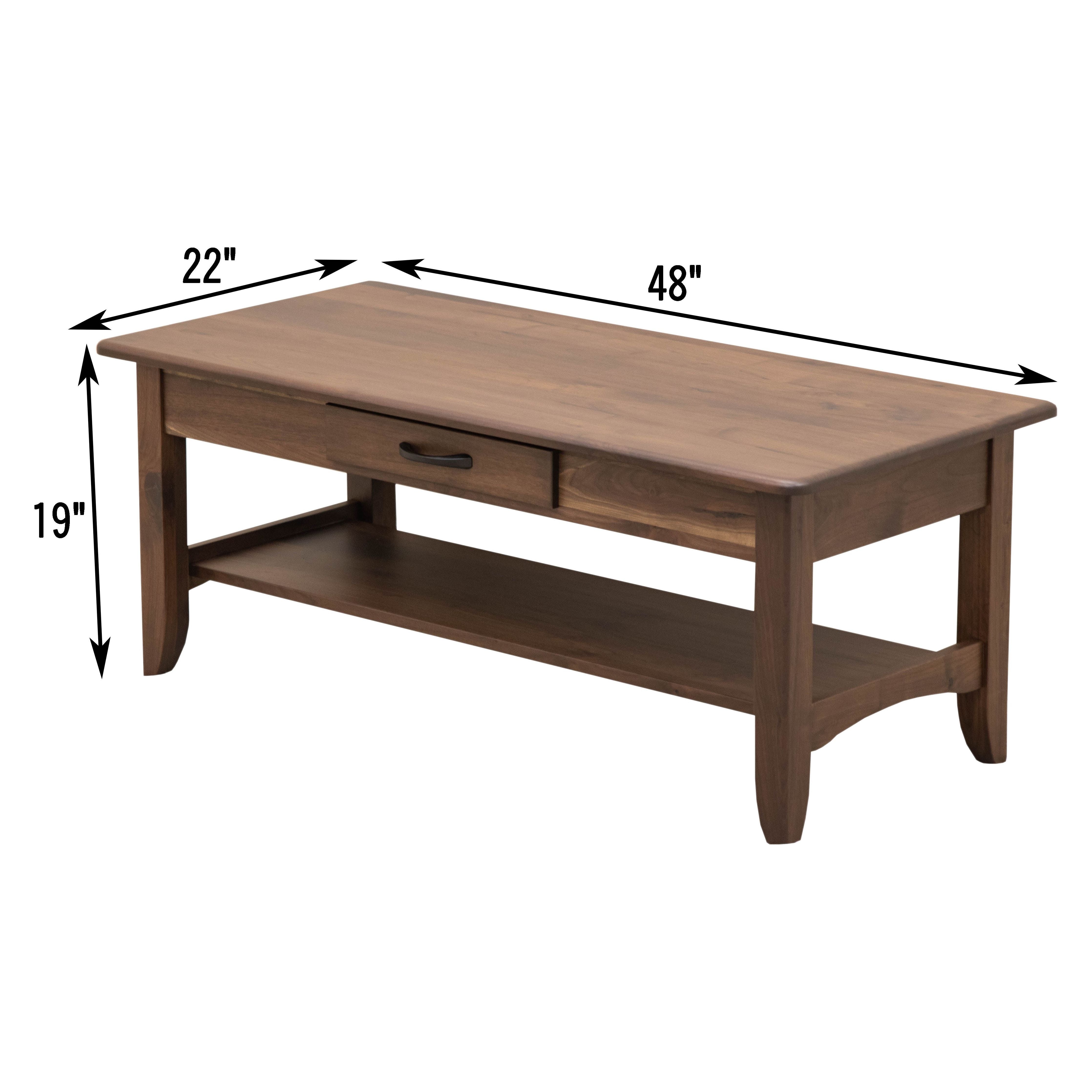 Austin Rectangle Open Coffee Table