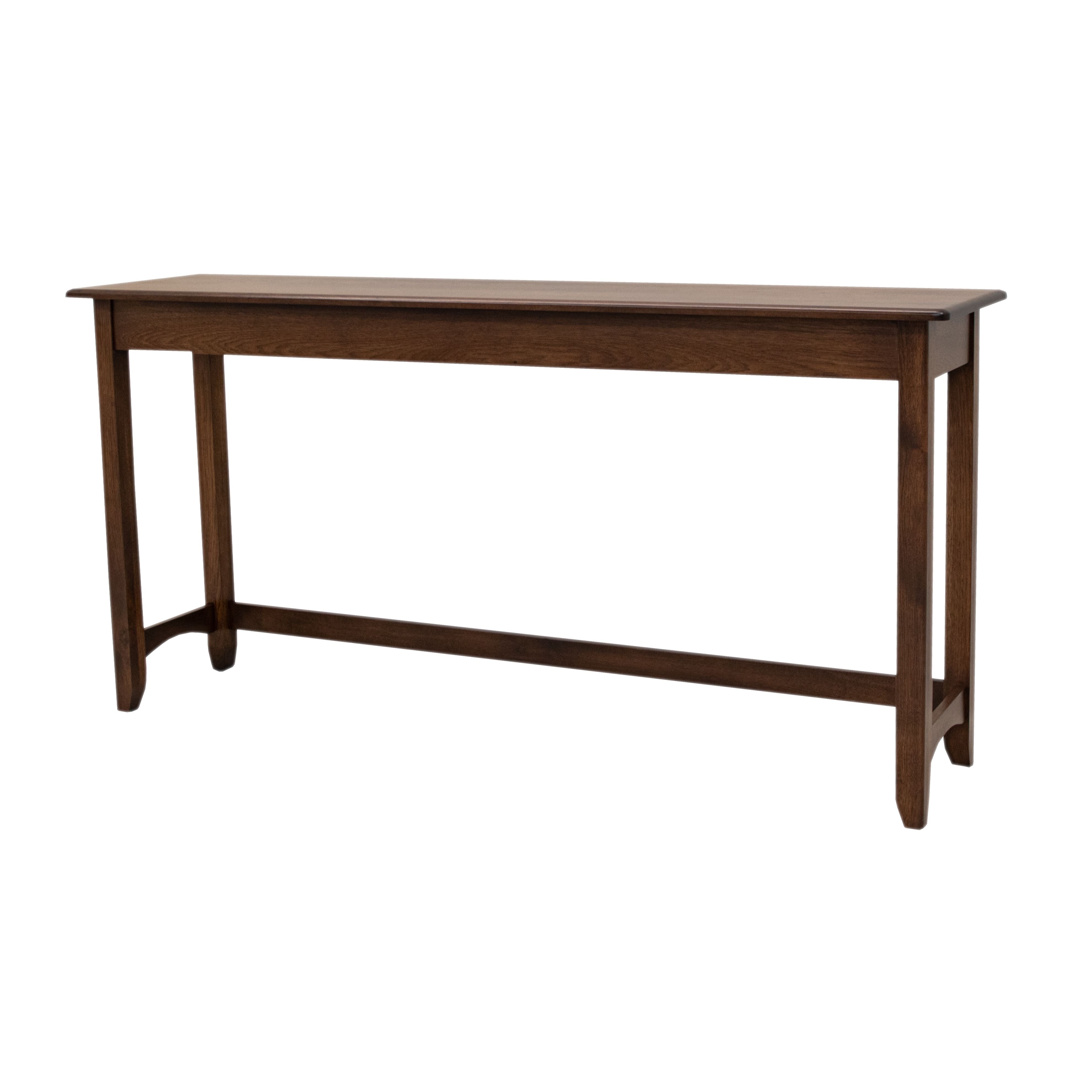 Austin Hickory Wood Sofa Bar Table | BV