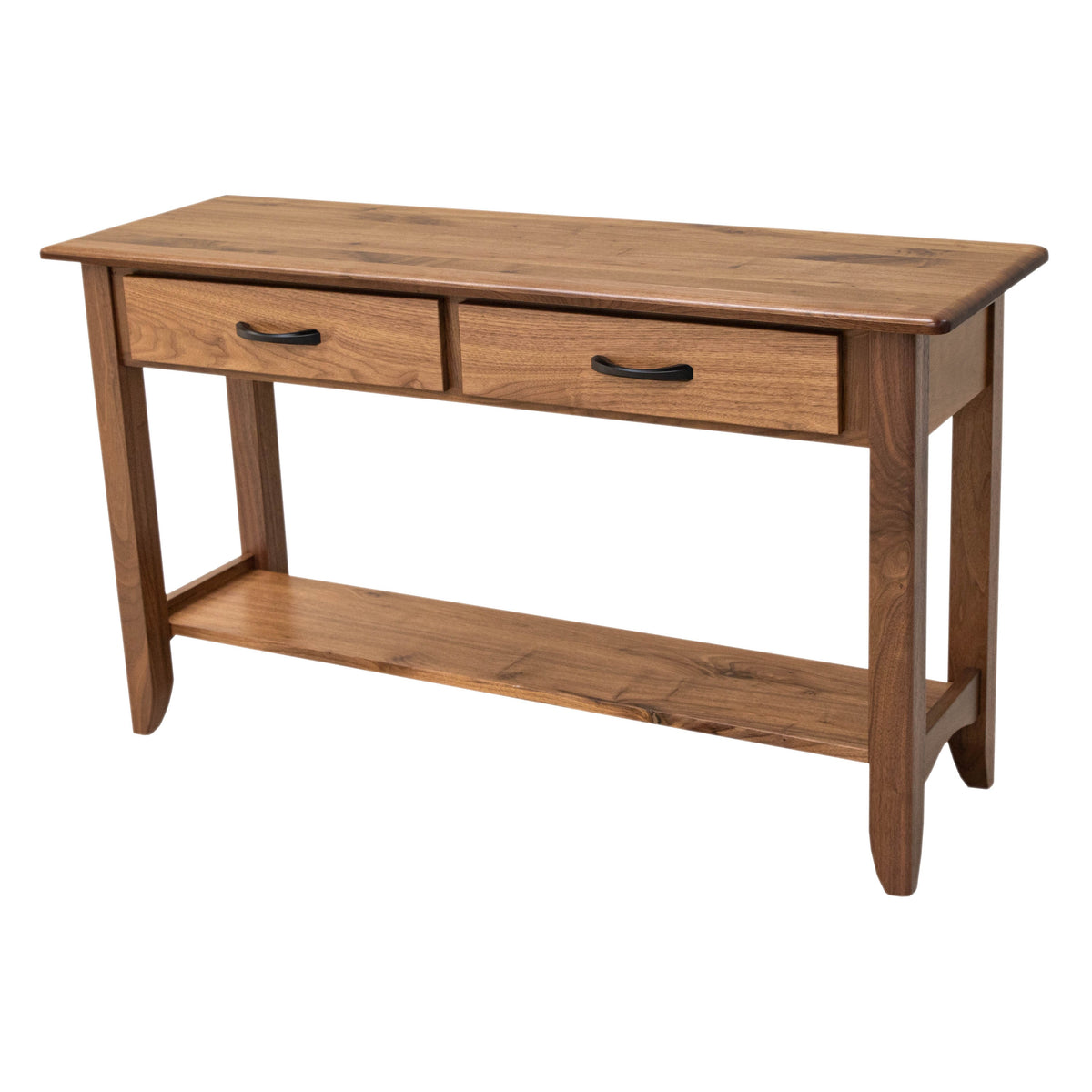 Austin Walnut Wood Open Sofa Table | NAT