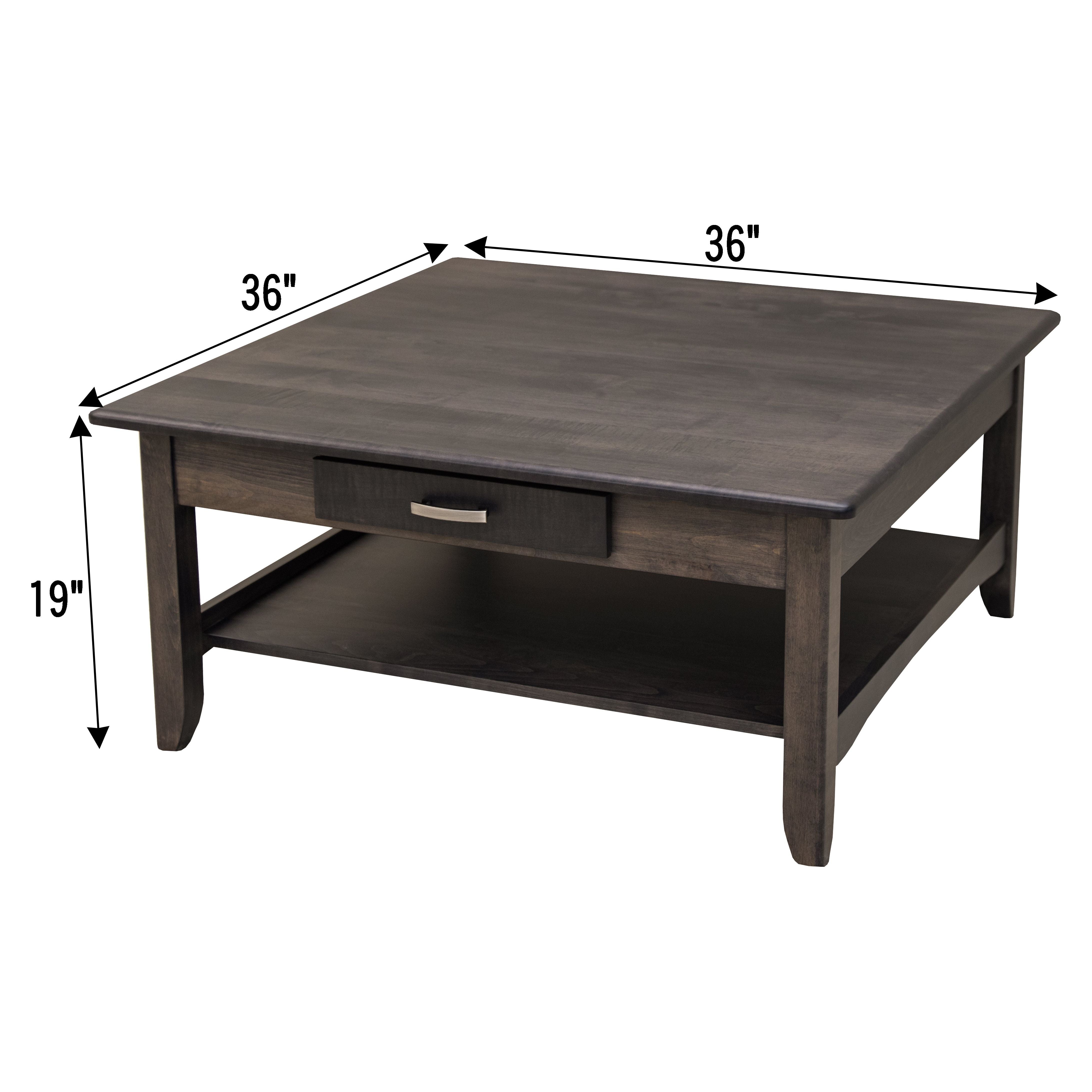 Austin Square Open Coffee Table
