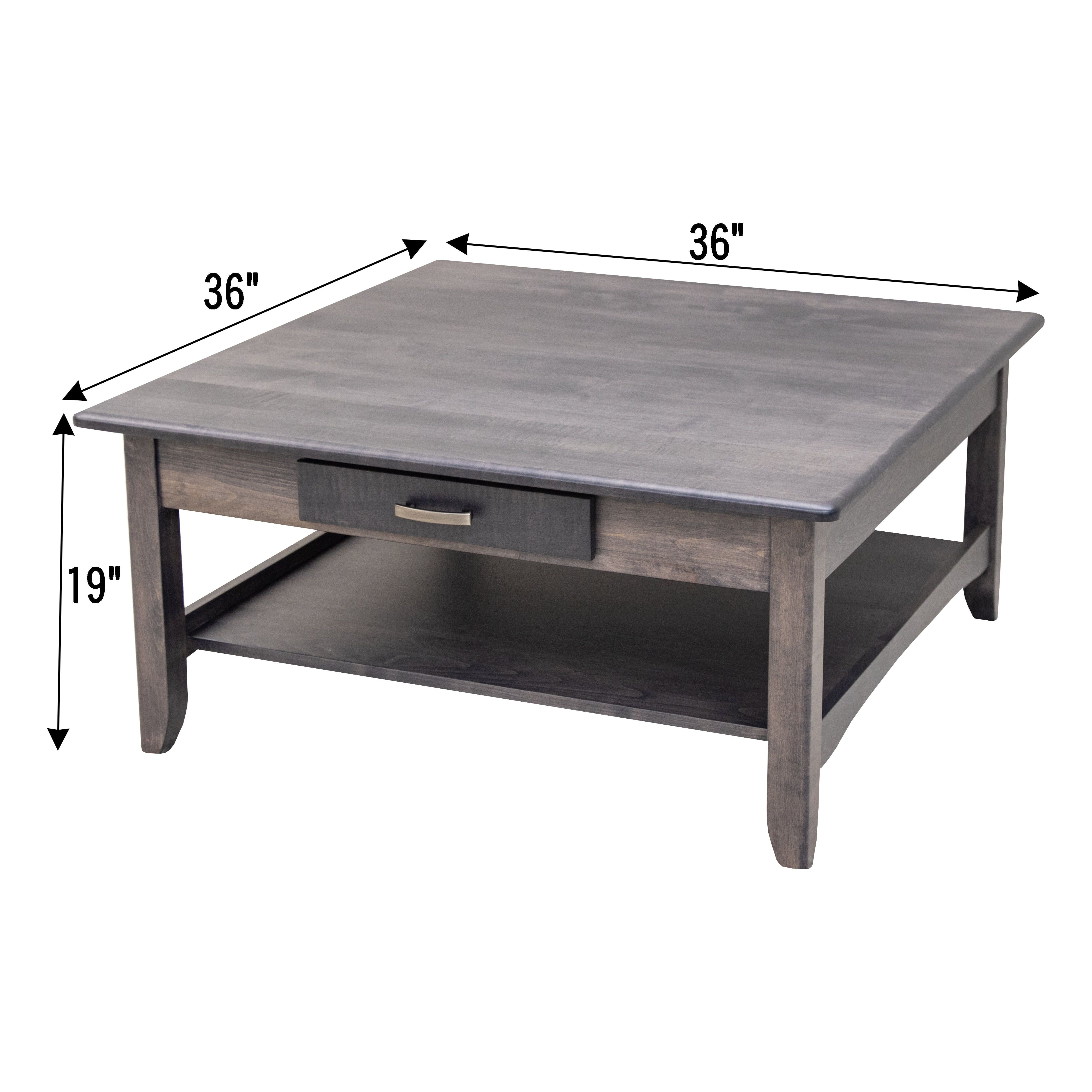Austin Square Open Coffee Table
