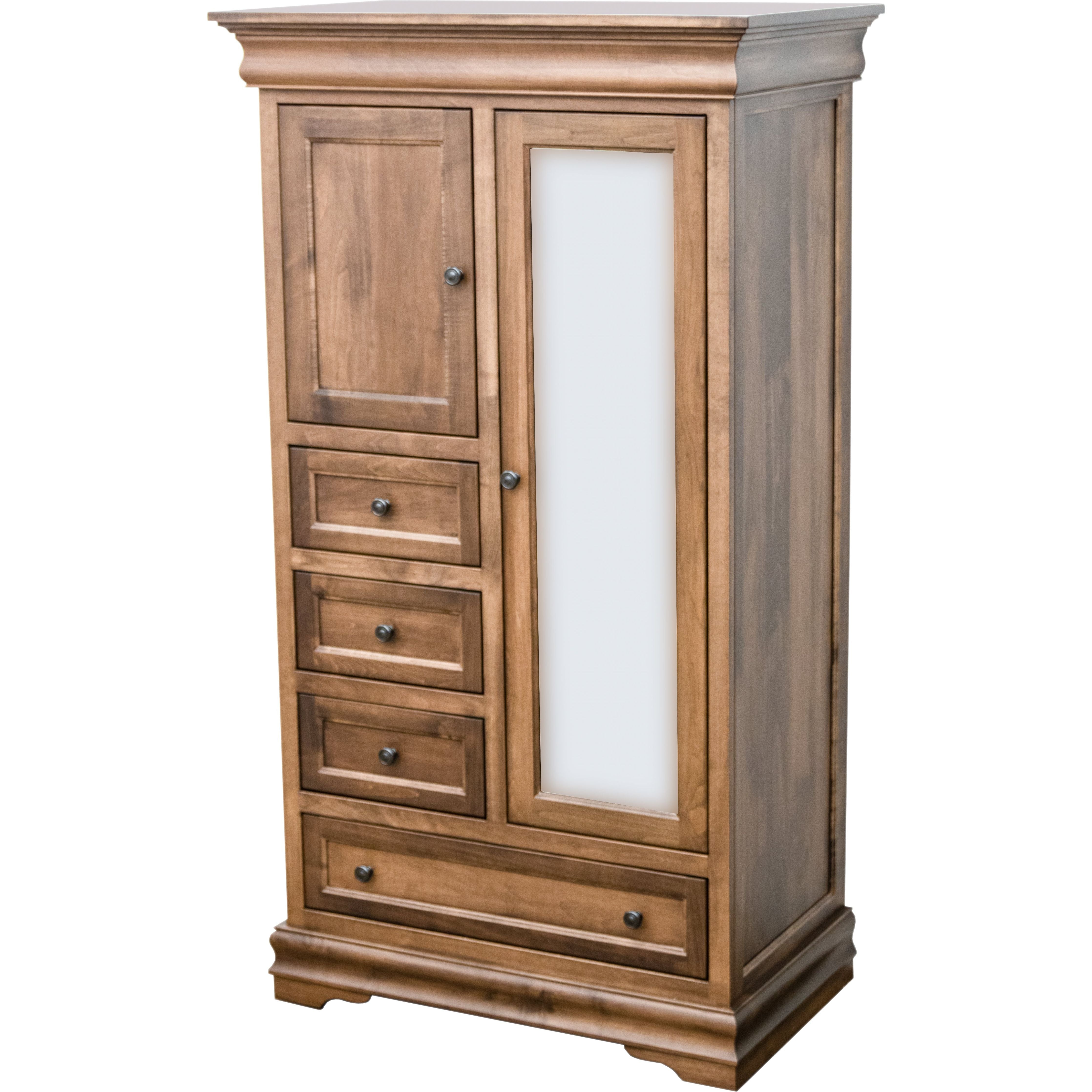 Wood Armoire Wardrobe from DutchCrafters Amish Furniture