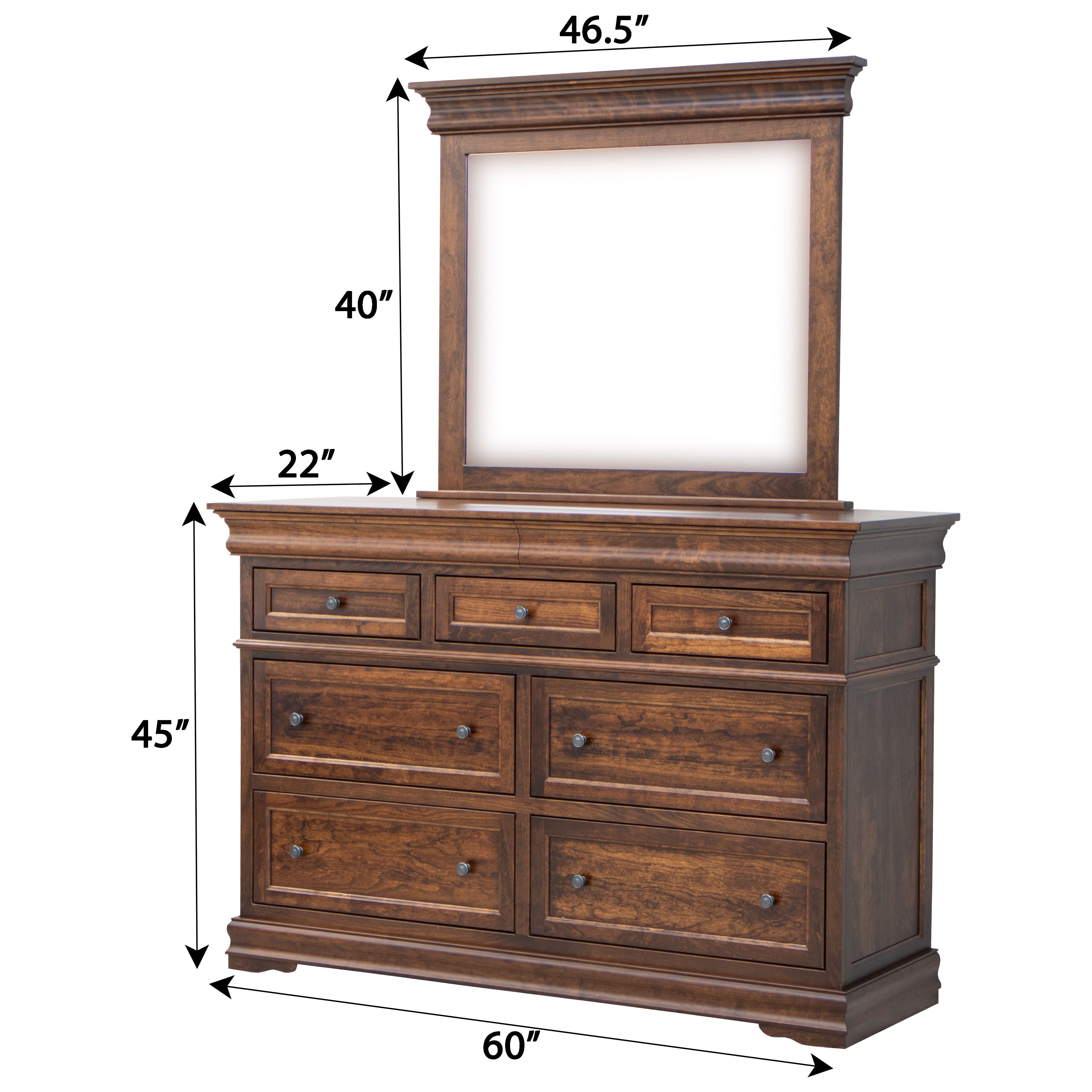 Belmont 7-Drawer Tall Dresser