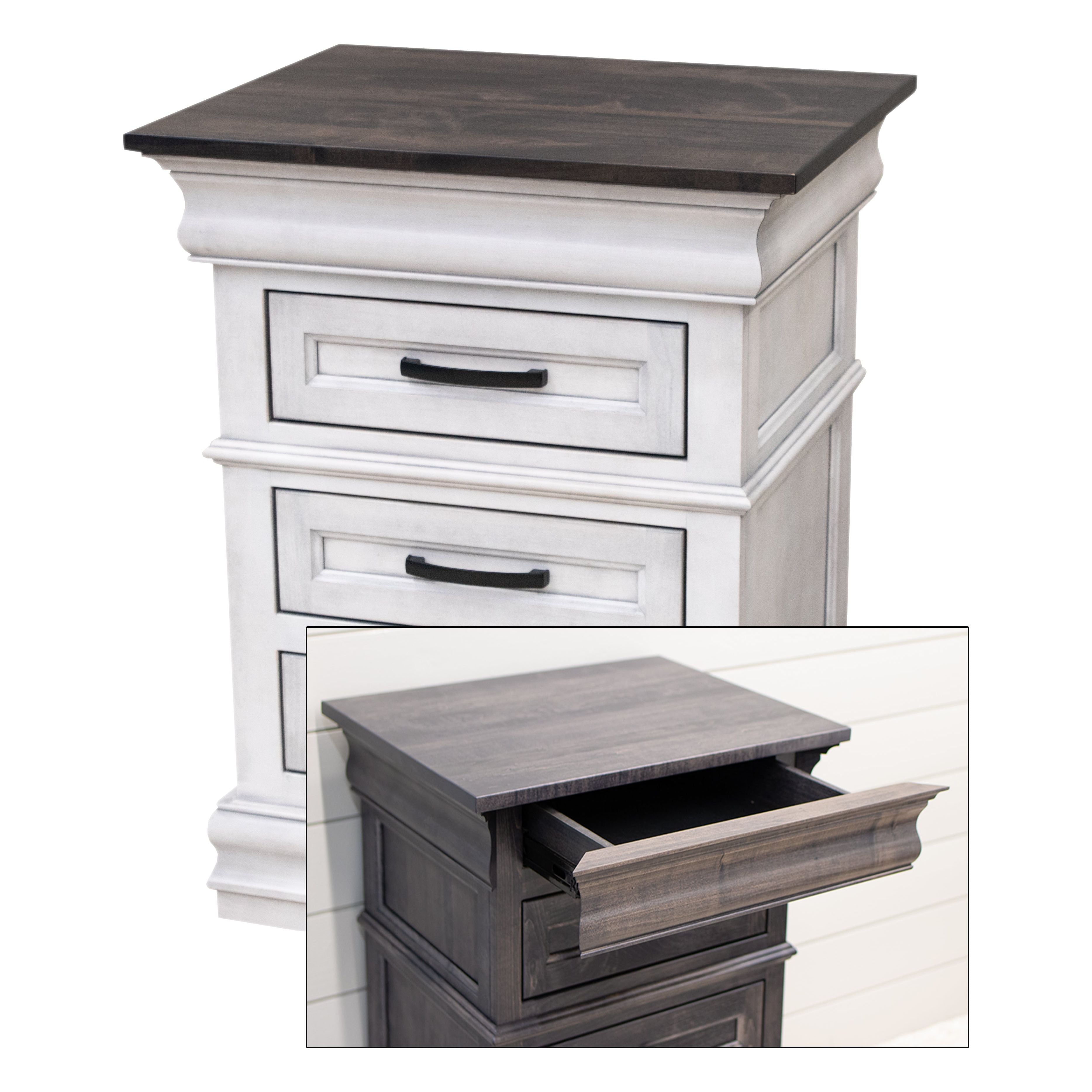 Belmont 3-Drawer Nightstand