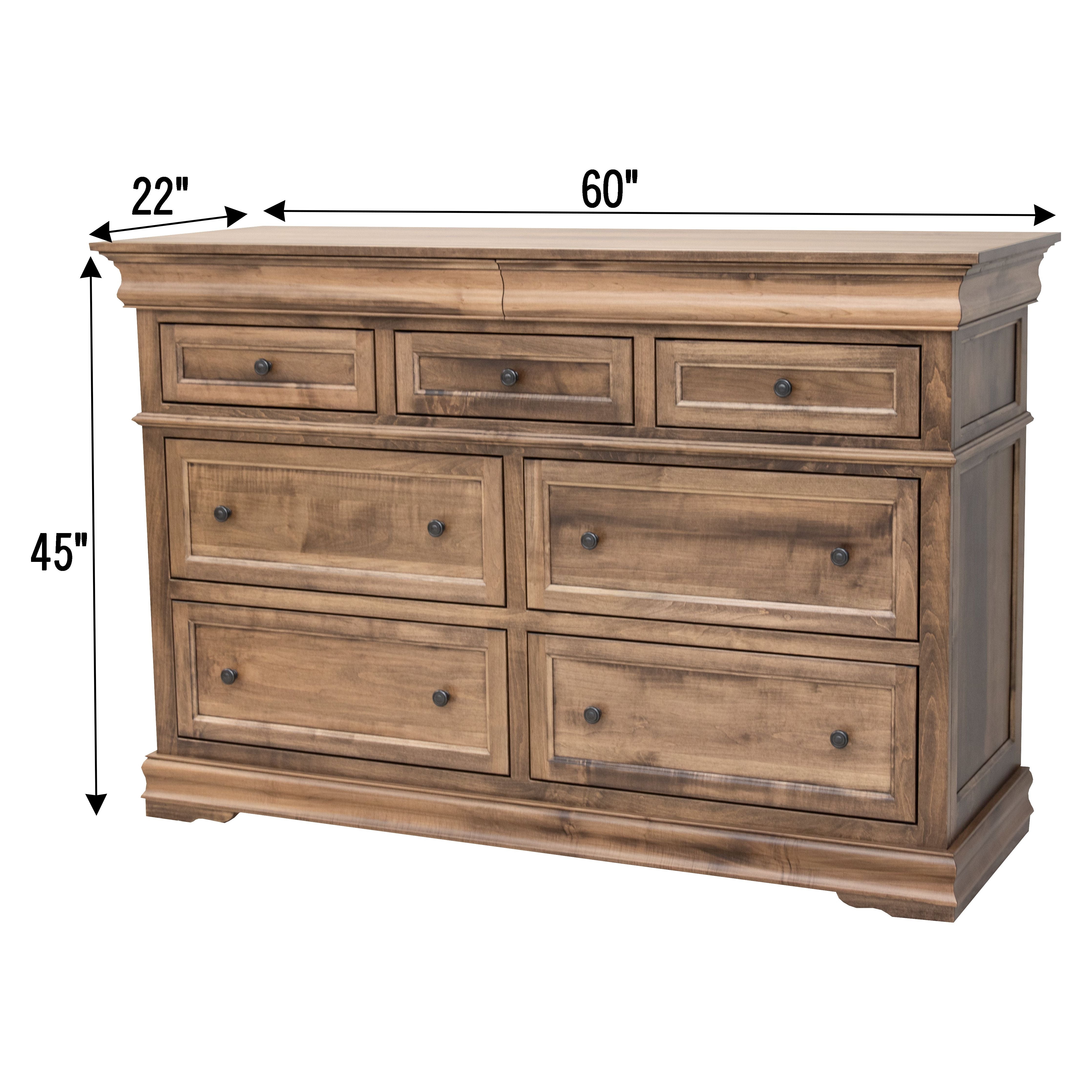 Belmont 7-Drawer Tall Dresser