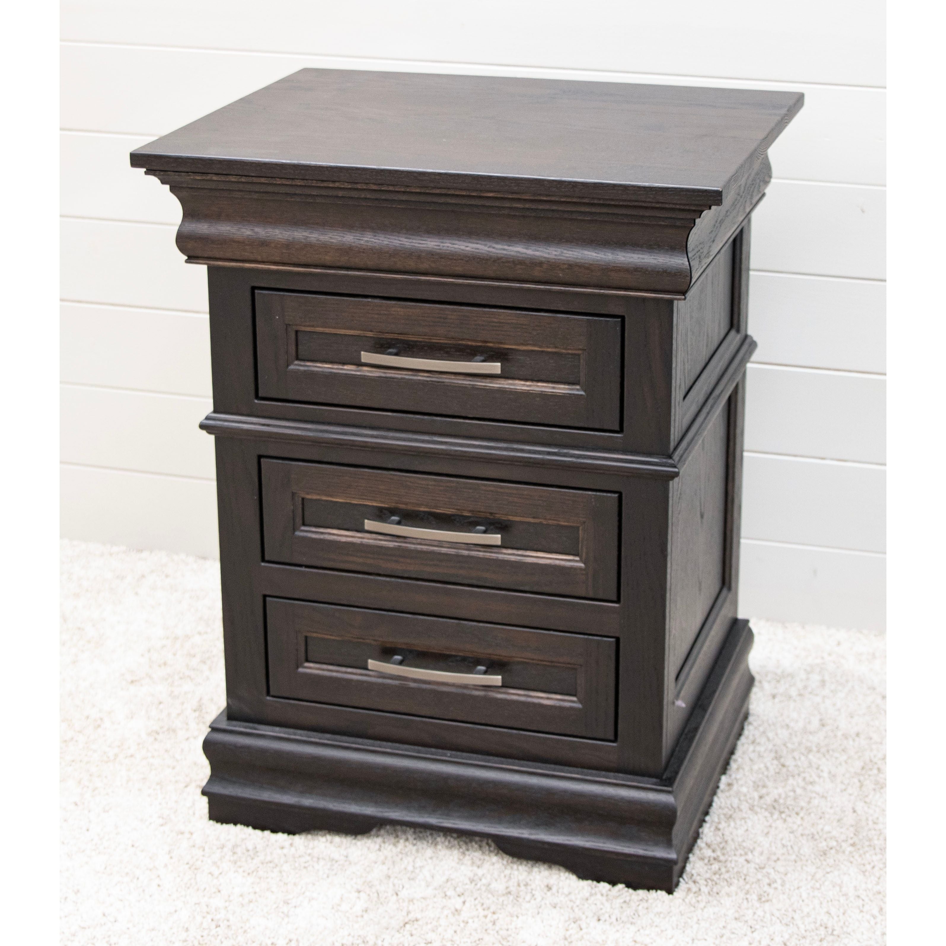 Belmont 3-Drawer Nightstand