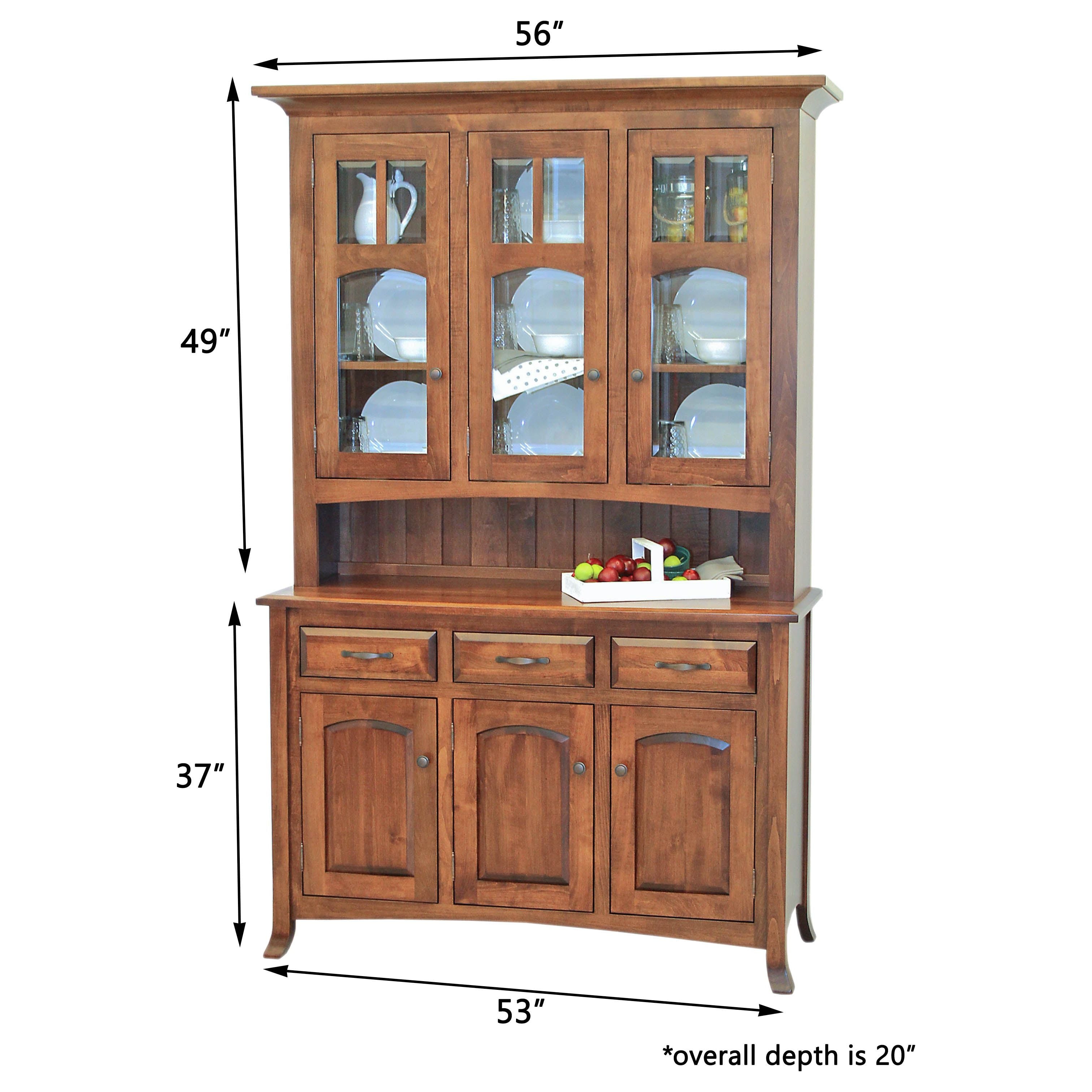 Biltmore Maple Wood Hutch, 56" wide | GS