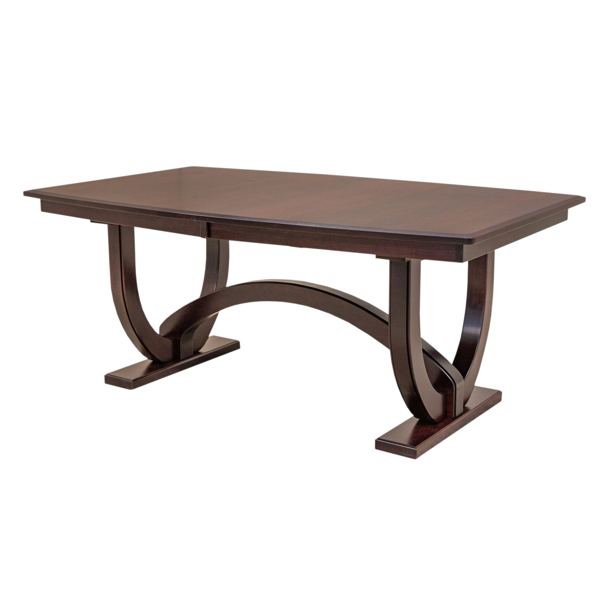 Biltmore Maple Wood Extending Dining Table | Rich Cherry Color