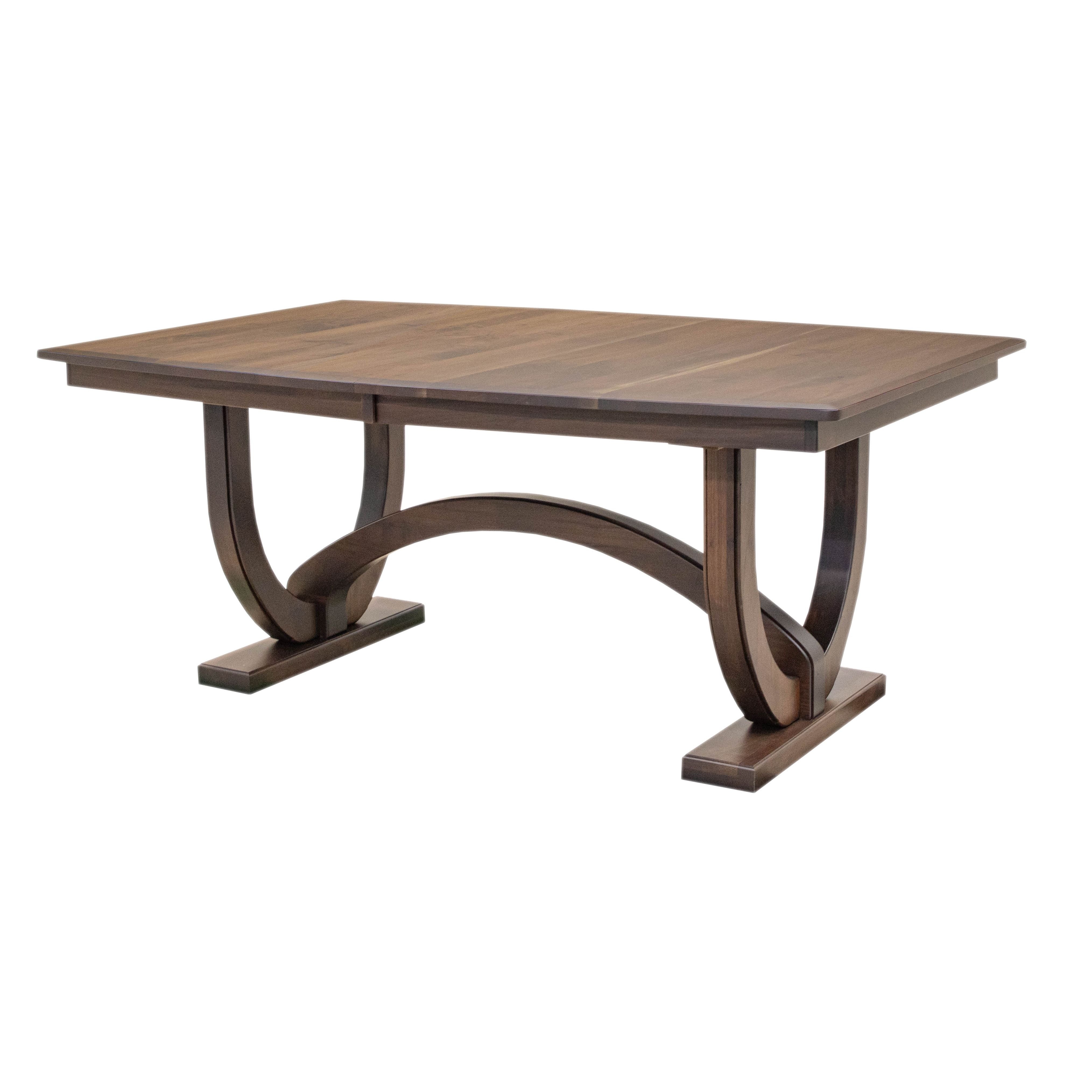 Biltmore Large Walnut Wood Extending Amish Dining Table | CO