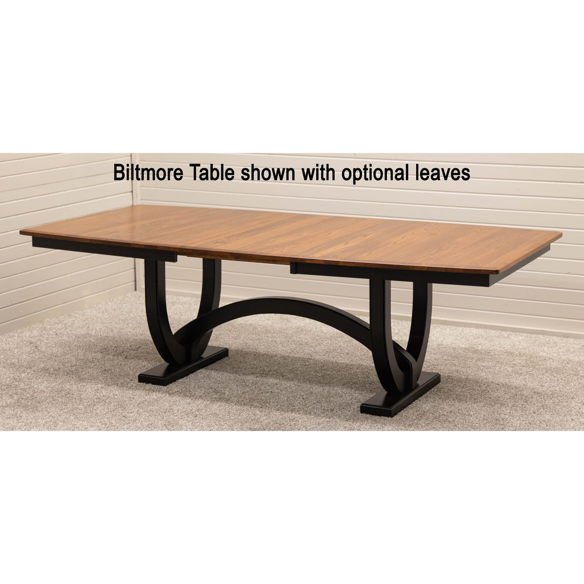 Biltmore Solid Elm Wood Extending Dining Table in Michael's Cherry