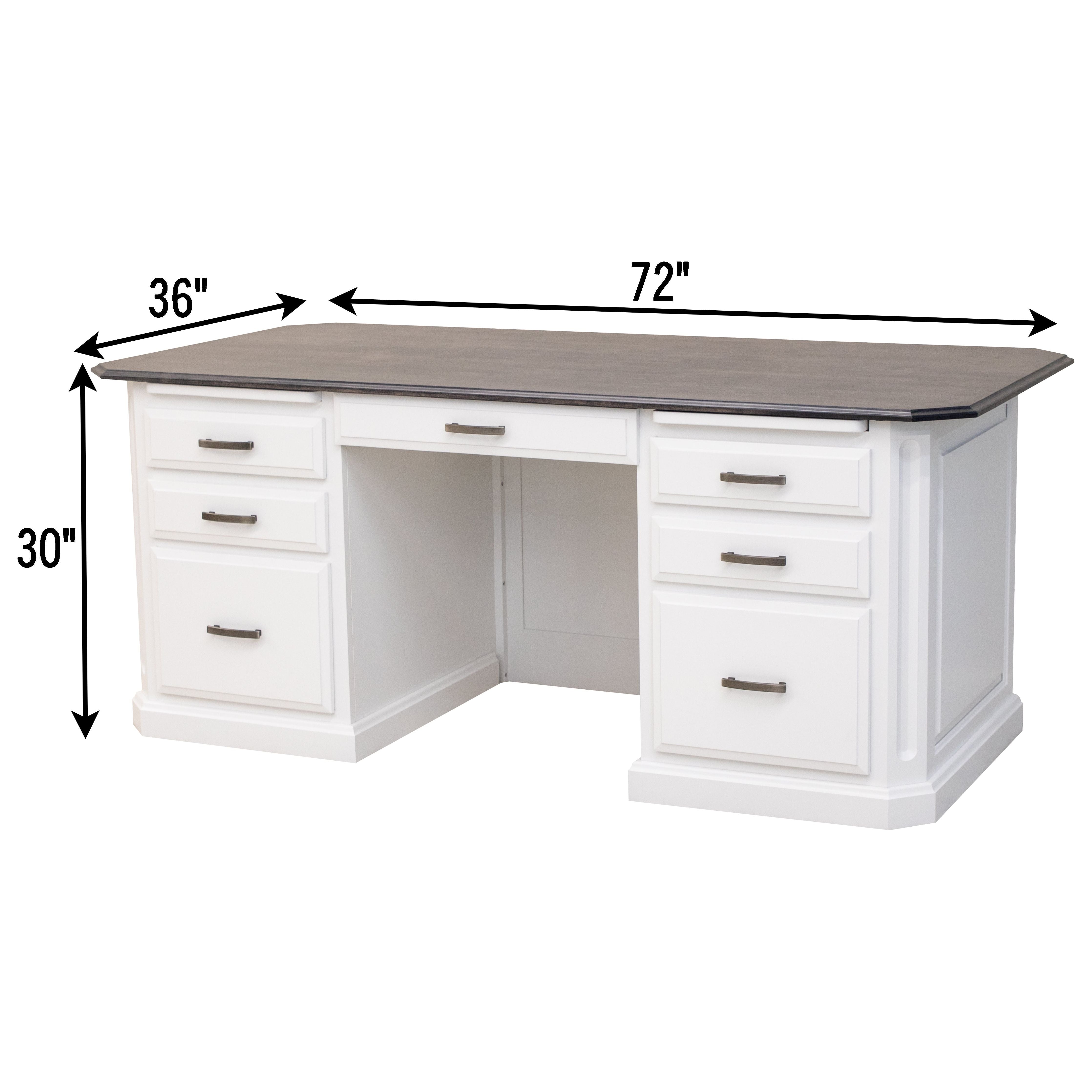 Buckingham White & Wood Executive Desk | M-DW&GS