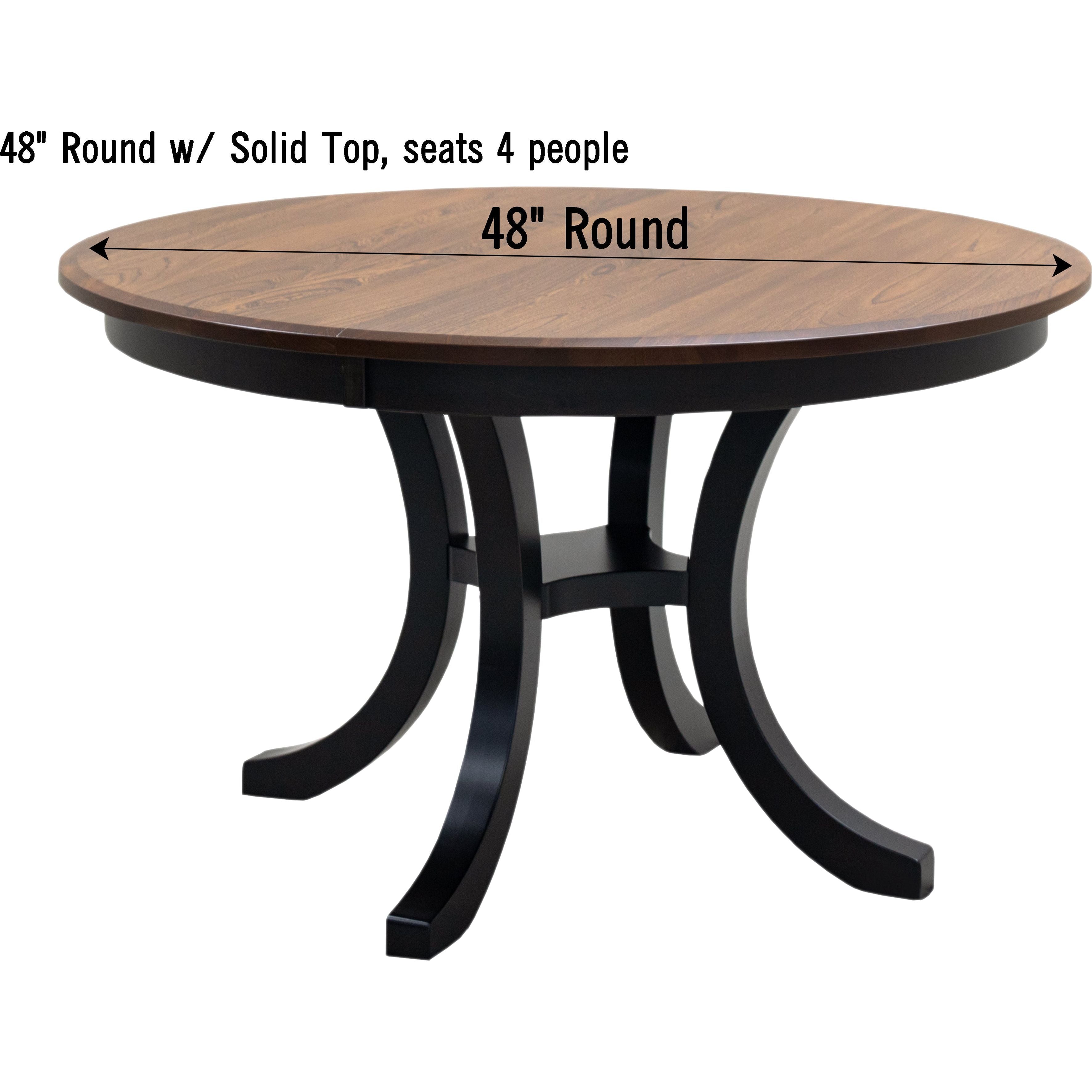 Carlisle Round Single Pedestal Table